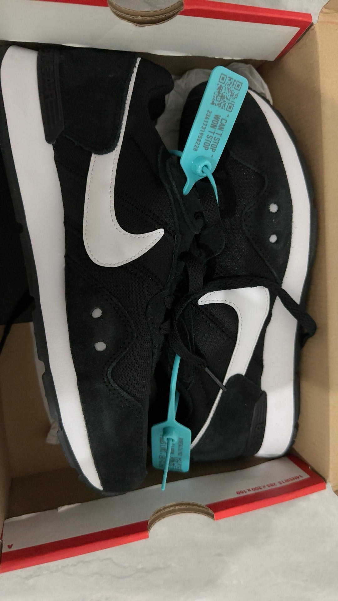 custom review-Nike Venture Runner Амортизаторы Slip-Resistant Низкий Топ Повседневные Беговые кроссовки Мужские Черно-белые