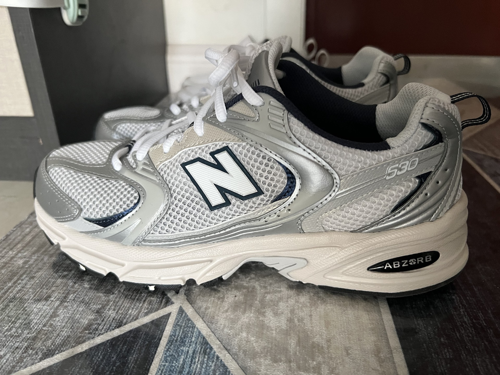custom review-New Balance 530 Steel Grey