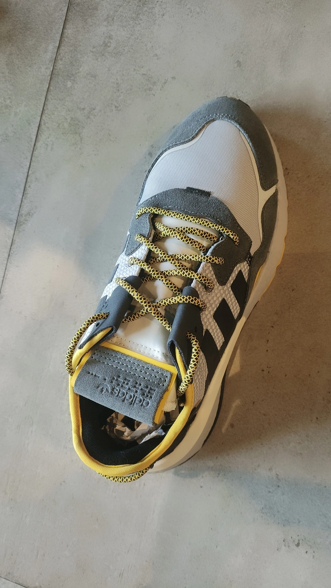 custom review-Adidas Originals Nite Jogger Slip-resistant Low Top Повседневная обувь Унисекс Серый