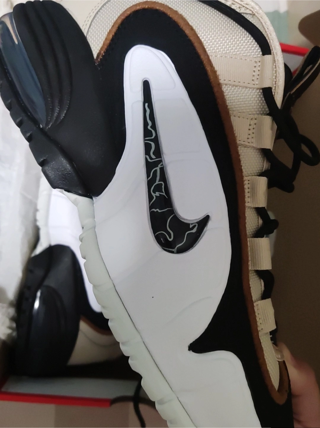 custom review-Nike Air Max Penny MID Топ Винтажные баскетбольные кроссовки Мужской Черный Коричневый