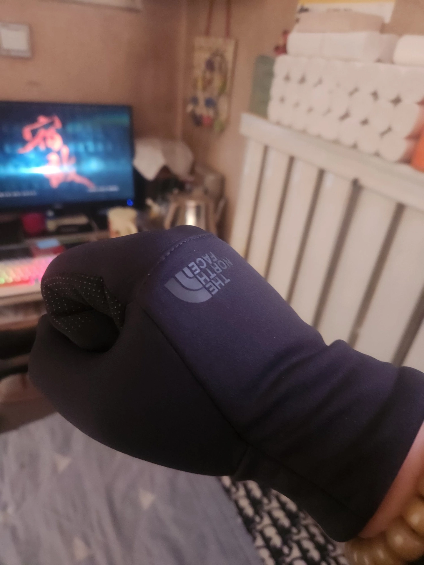 custom review-The North Face Полиэстеровые трикотажные перчатки унисекс