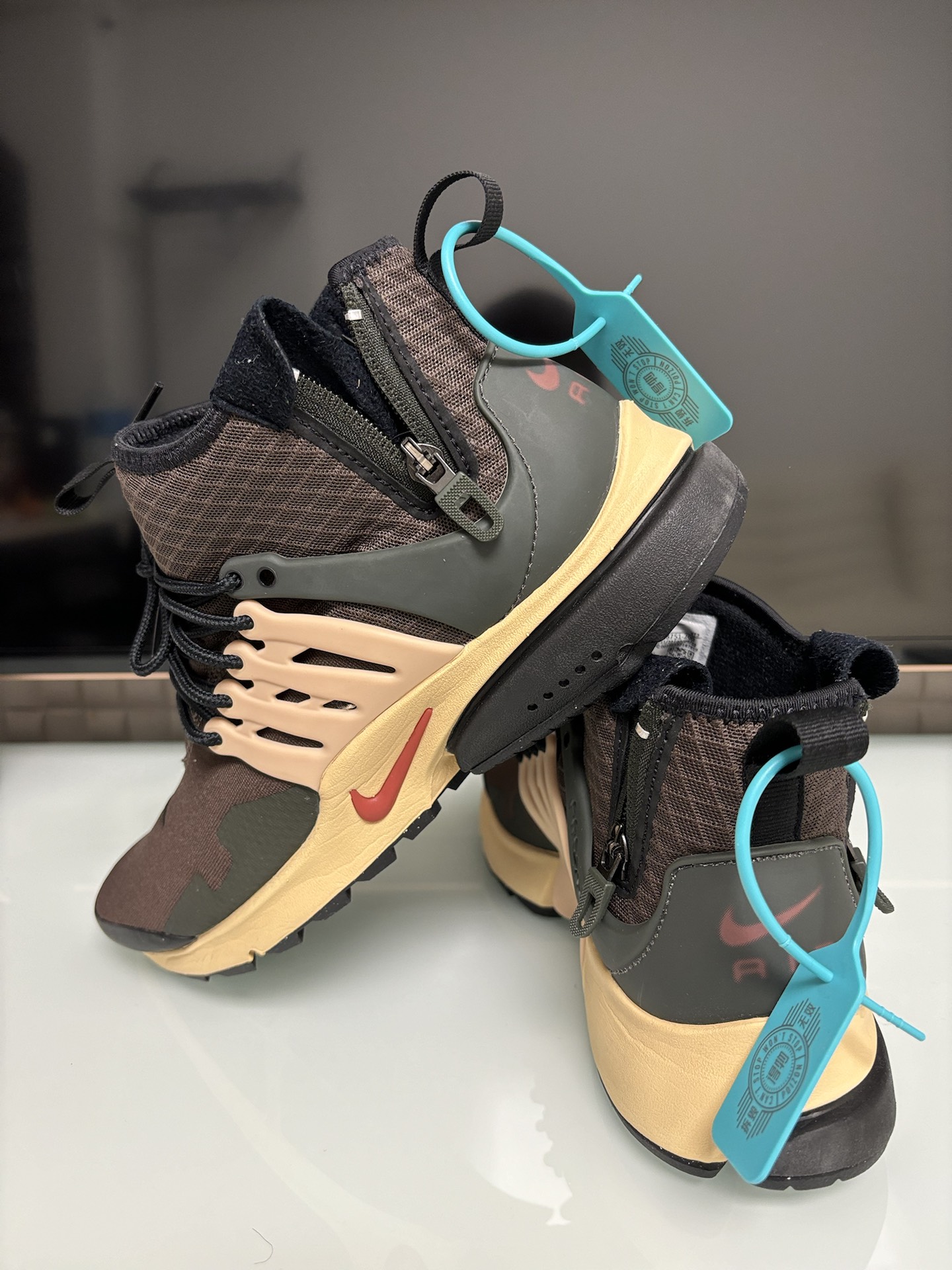 custom review-Nike Air Presto MID Utility MID Топ Casual Мужской Темно-коричневый