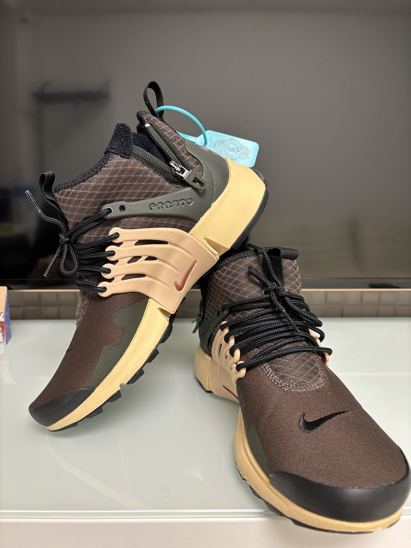 custom review-Nike Air Presto MID Utility MID Топ Casual Мужской Темно-коричневый