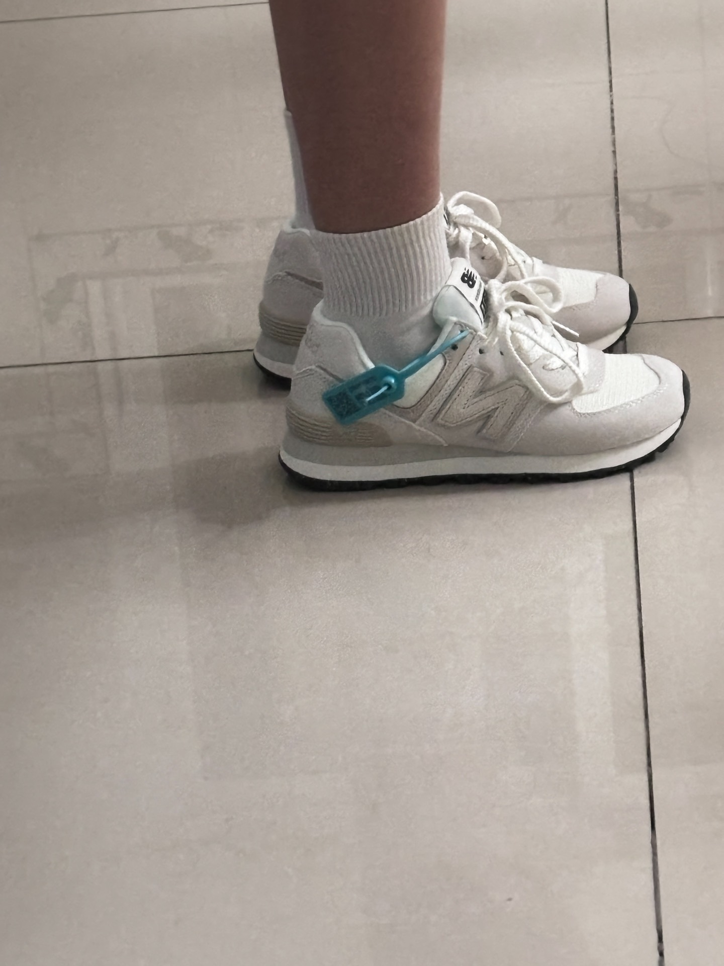 custom review-New Balance NB 574 Устойчивый к истиранию Дышащий Низкий Топ Повседневная Городская Коммутерская Беговая Обувь Унисекс Бежевый Белый Черный