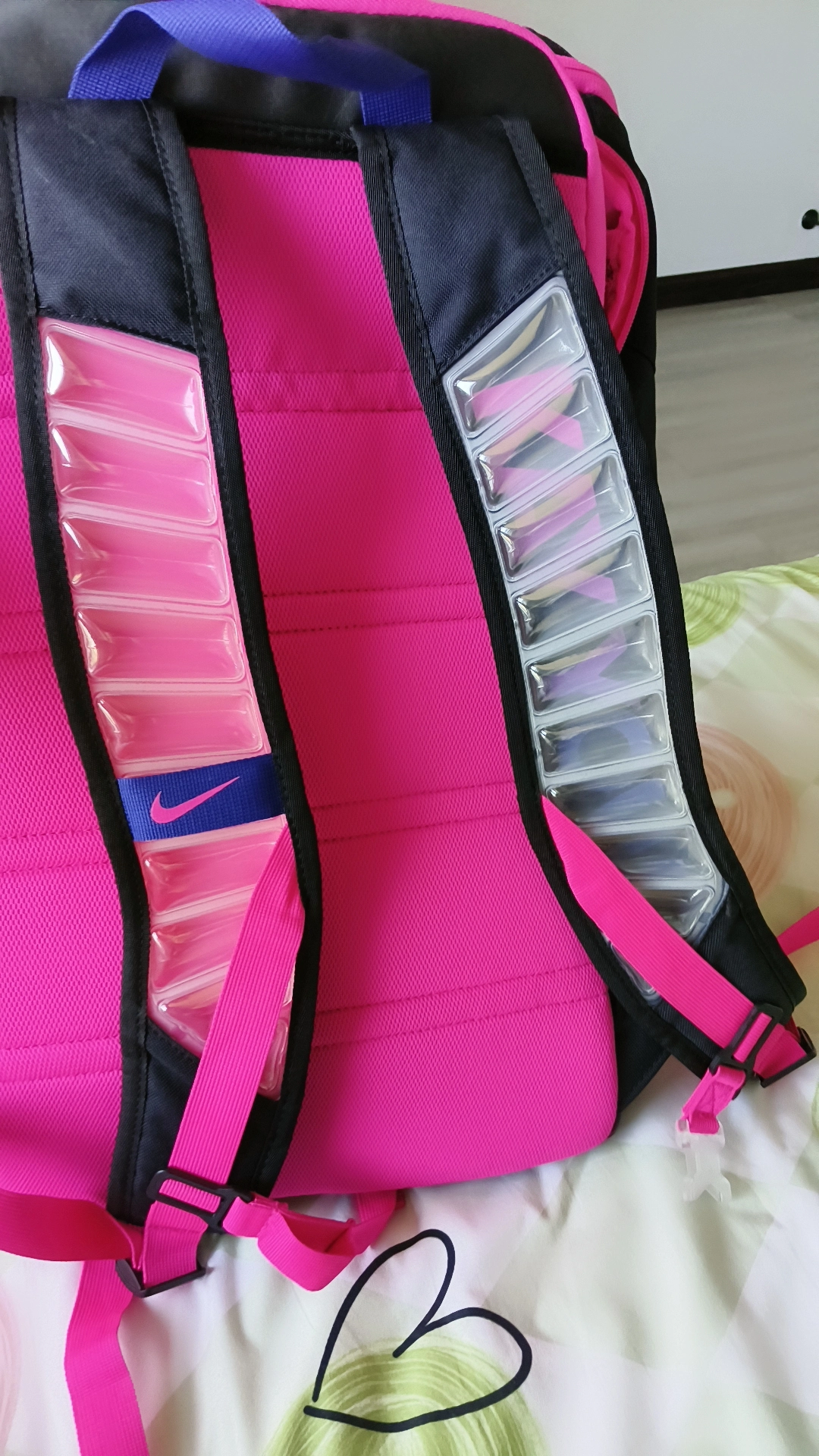 custom review-Nike Hoops Elite Backpack Kay Yow 2023 Bag 32L Men Backpack Black Fierce Pink