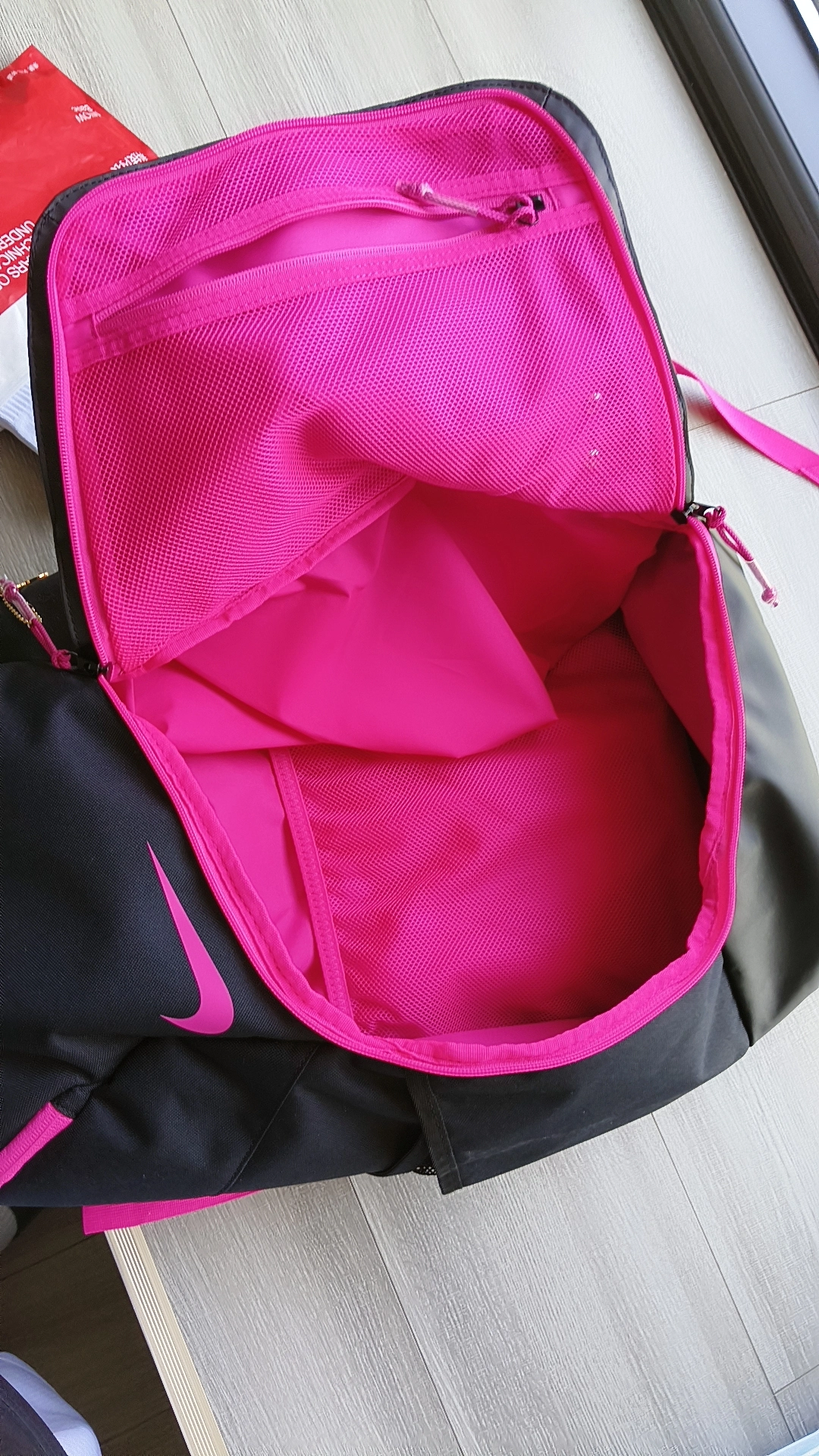 custom review-Nike Hoops Elite Backpack Kay Yow 2023 Bag 32L Men Backpack Black Fierce Pink