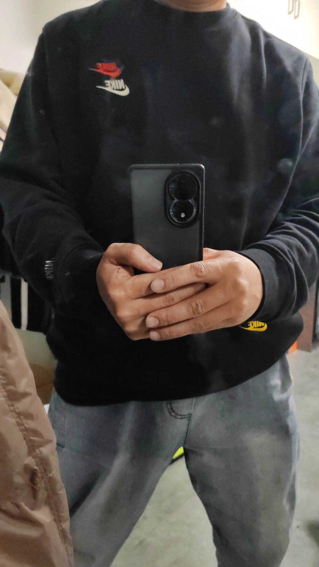 custom review-Nike Толстовка Весенний Мужской Черный