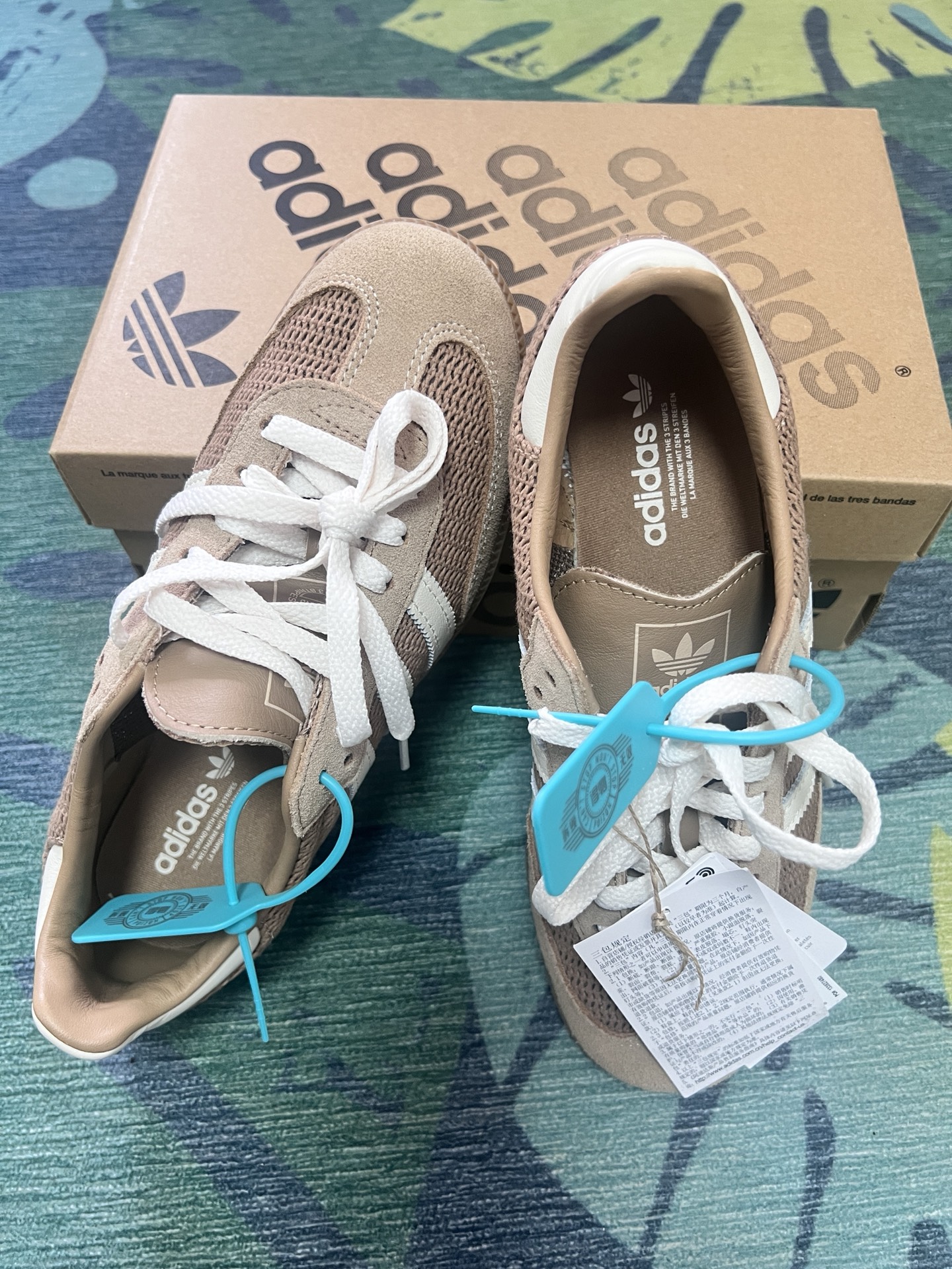 custom review-Adidas Originals SAMBA OG Устойчивый к истиранию Легкий и Дышащий Скейтборд Низкие Кроссовки Унисекс Коричневый