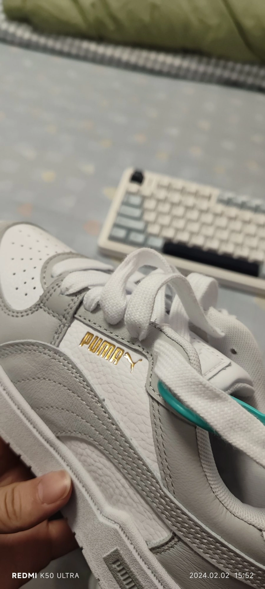 custom review-PUMA Ca Pro Classic Slip Resistant Abrasion Resistant Легкий Низкий Топ Скейтборд Кроссовки Унисекс Белый Серый