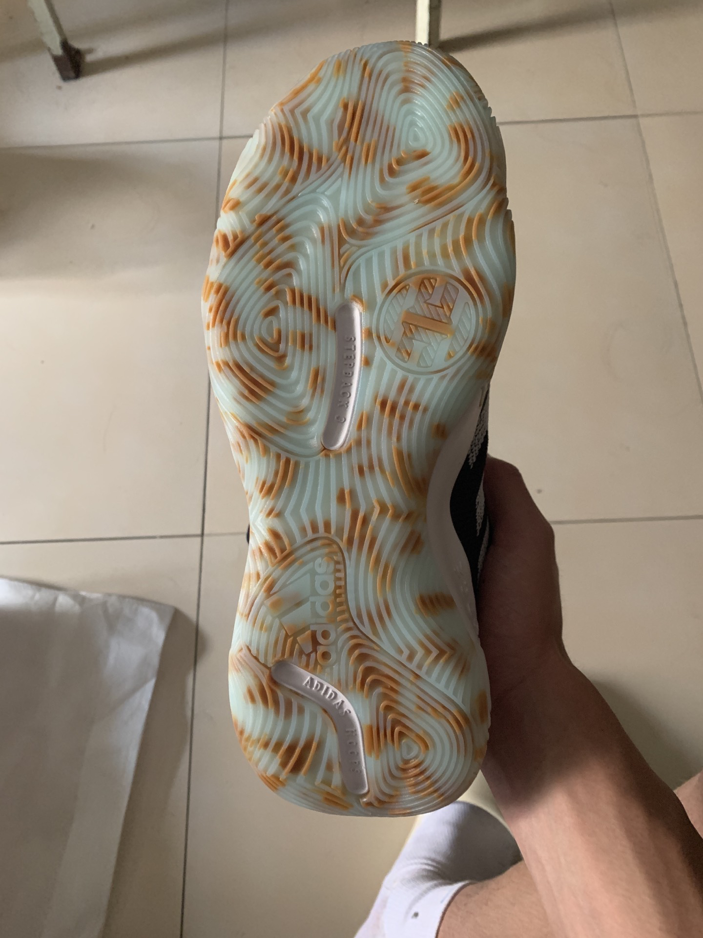 custom review-Adidas Harden Stepback 3 MID Топ Баскетбольные кроссовки Унисекс Черный