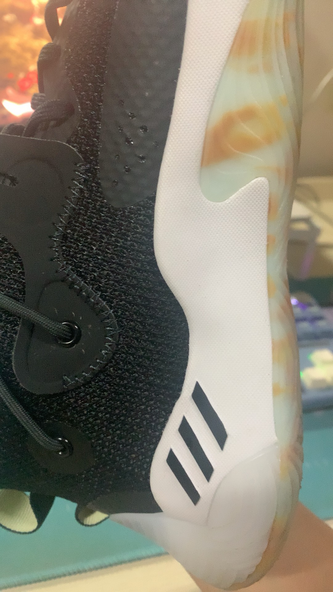 custom review-Adidas Harden Stepback 3 MID Топ Баскетбольные кроссовки Унисекс Черный