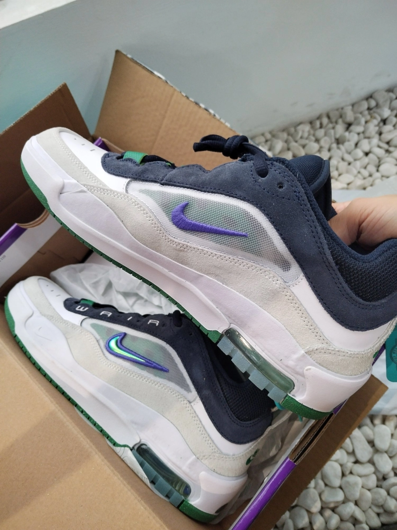 custom review-Nike SB Ishod 2 Low Топ Скейтборд Кроссовки Унисекс Белый Зеленый