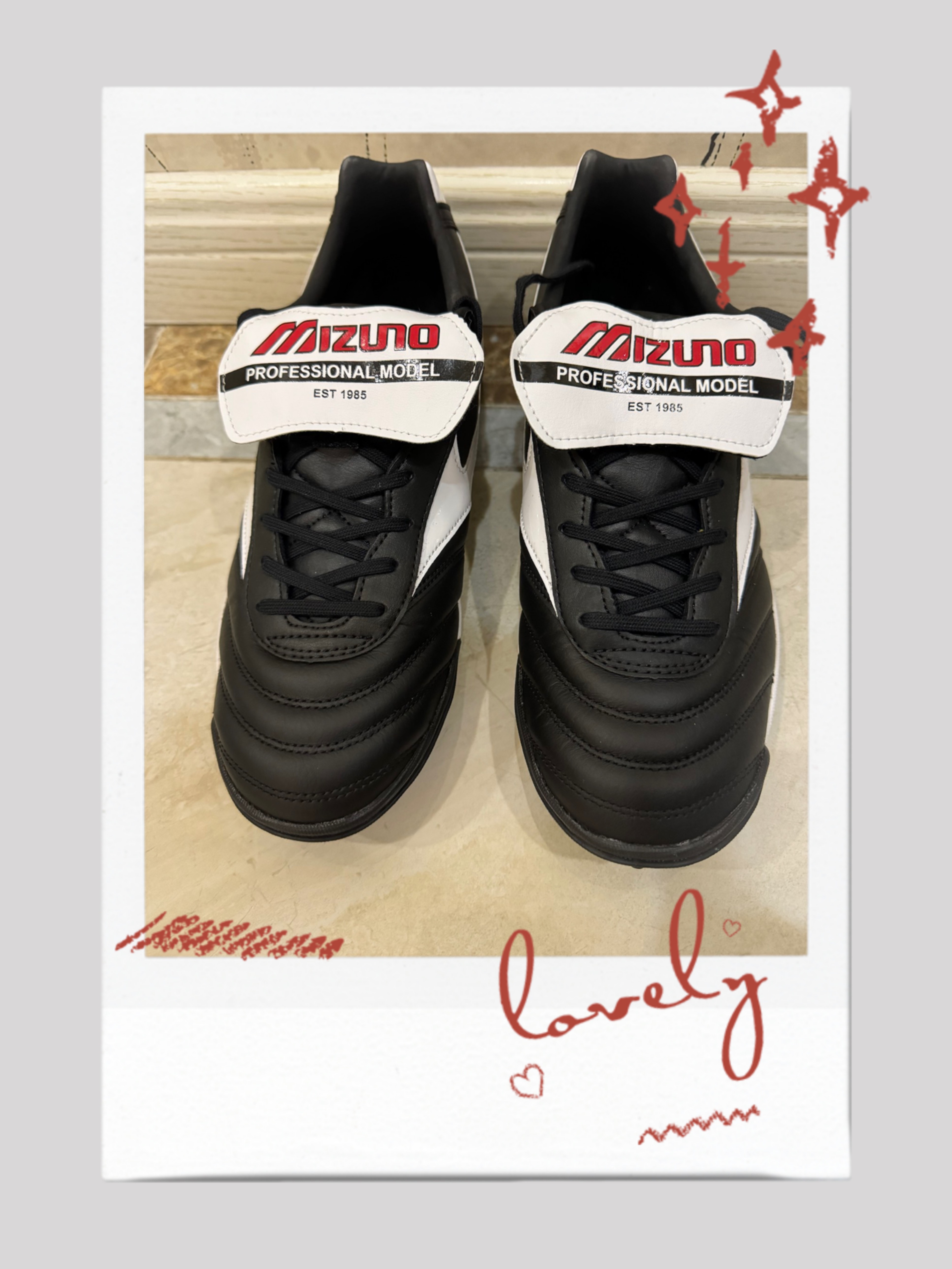 custom review-Mizuno Morelia Pro 2 TF Шипы Противоскользящие Устойчивые к износу Дышащие Футбольные бутсы Мужские Черный Белый