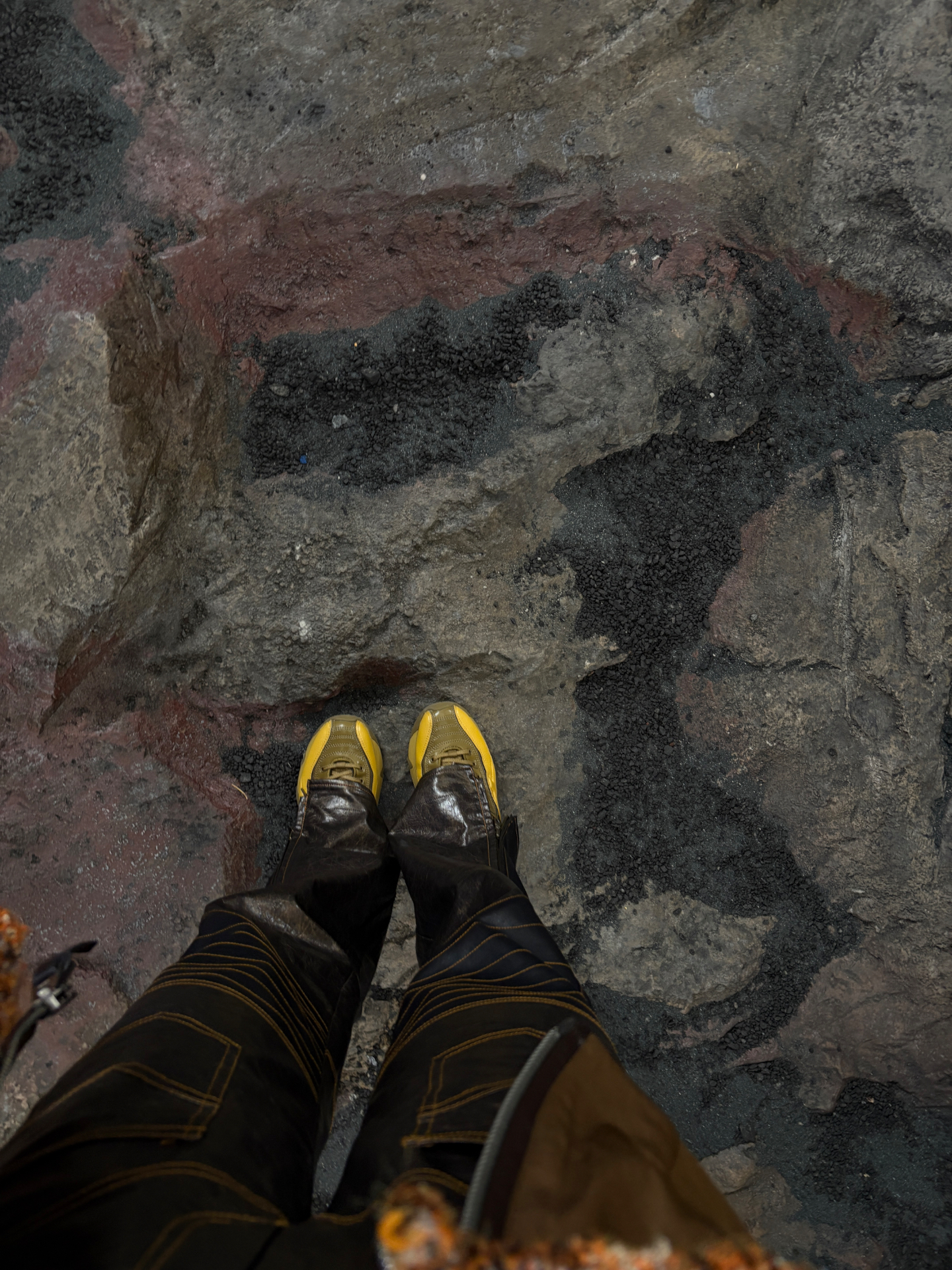 custom review-Kiko Kostadinov x ASICS NOVALIS Сетка Кожа Низкий Верх Повседневная Обувь Мужская Желтая Коричневая