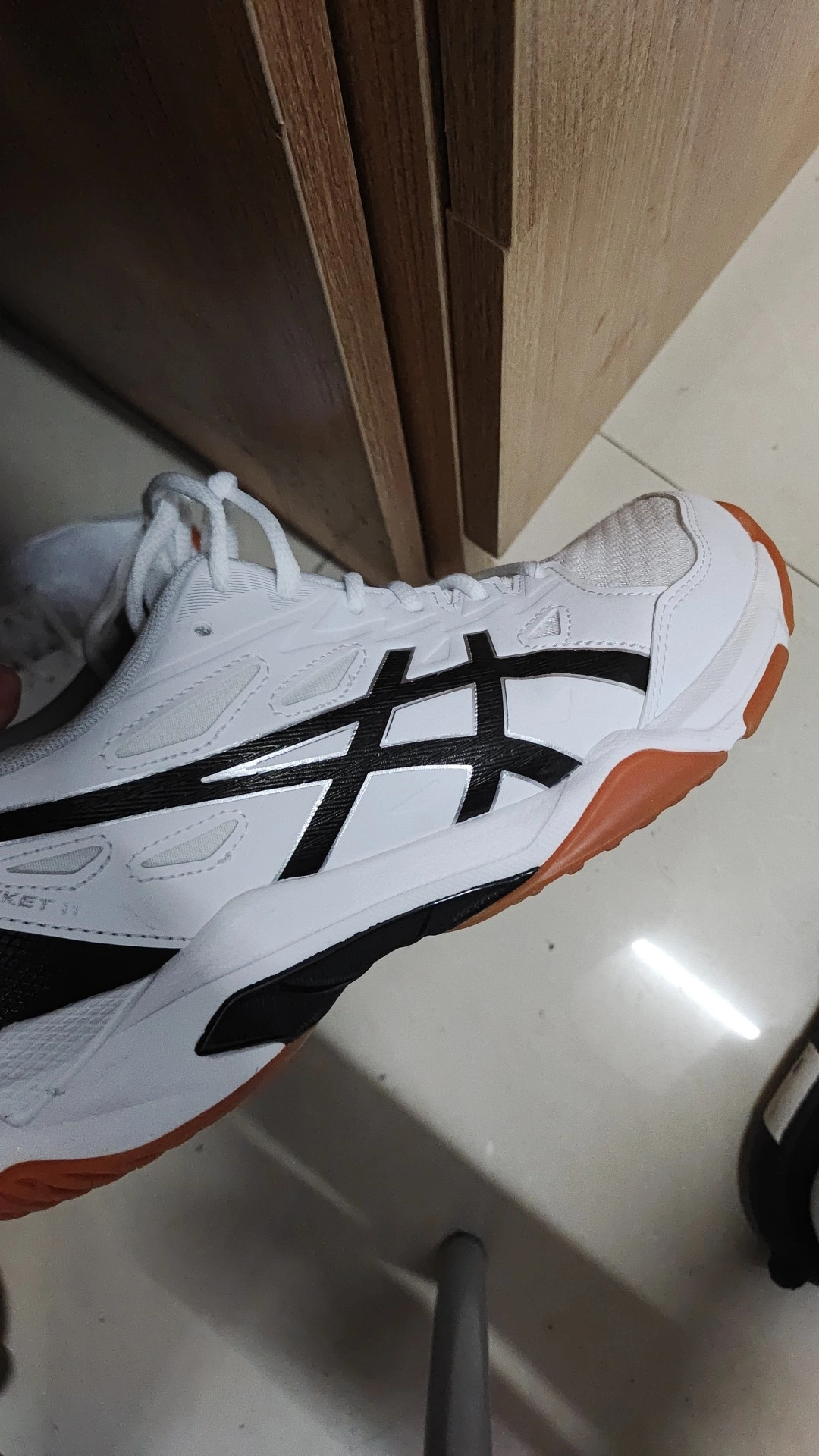 custom review-ASICS Gel Rocket 11 Low Top Тренировочные Кроссовки Унисекс Белый Черный