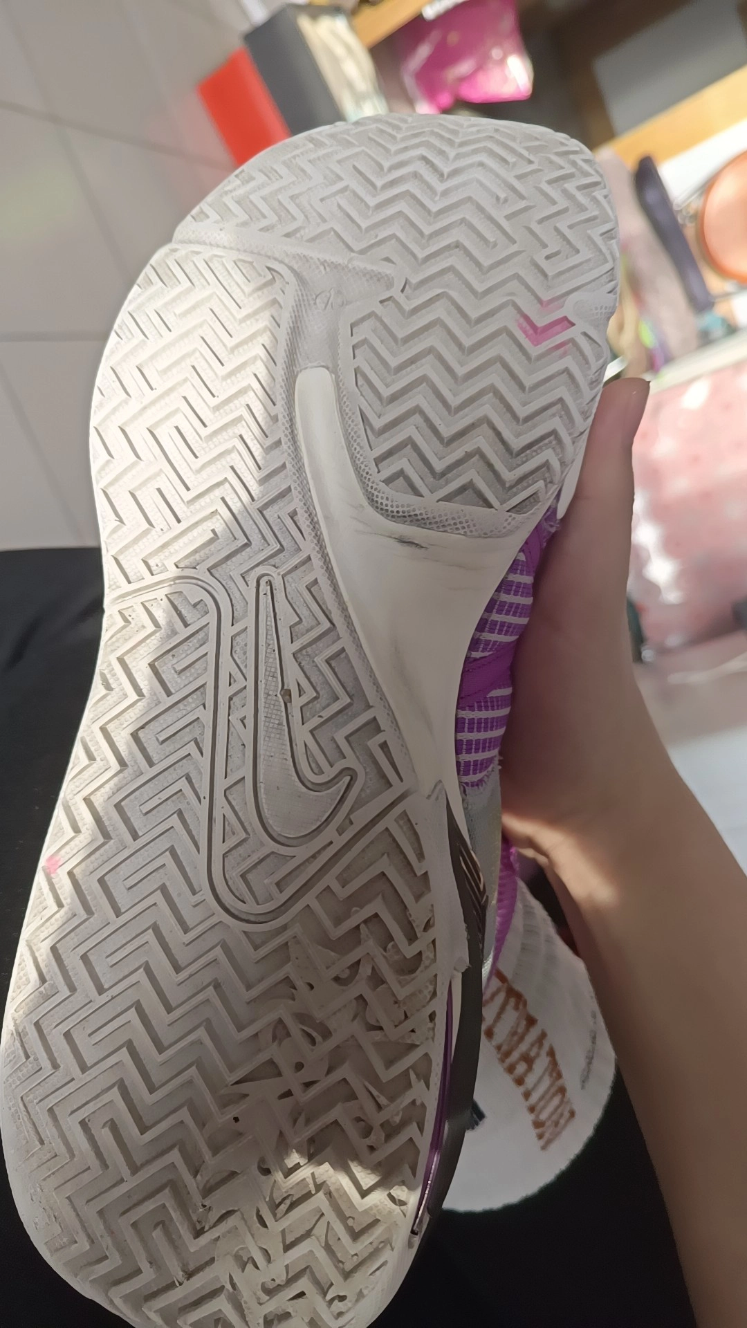 custom review-Nike Witness 7 Амортизирующие устойчивые к скольжению и износу низкие баскетбольные кроссовки для мужчин фиолетовые