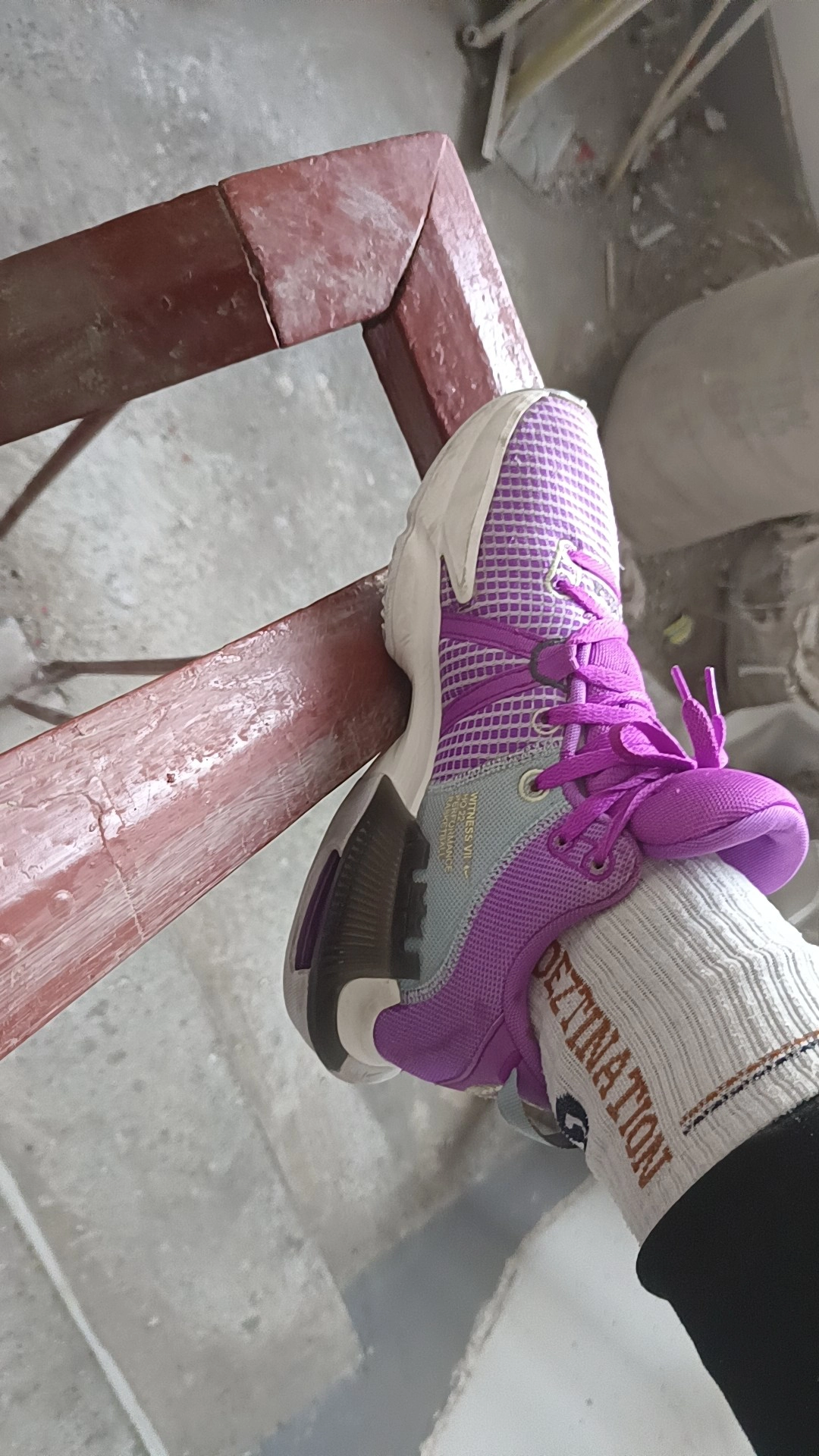 custom review-Nike Witness 7 Амортизирующие устойчивые к скольжению и износу низкие баскетбольные кроссовки для мужчин фиолетовые