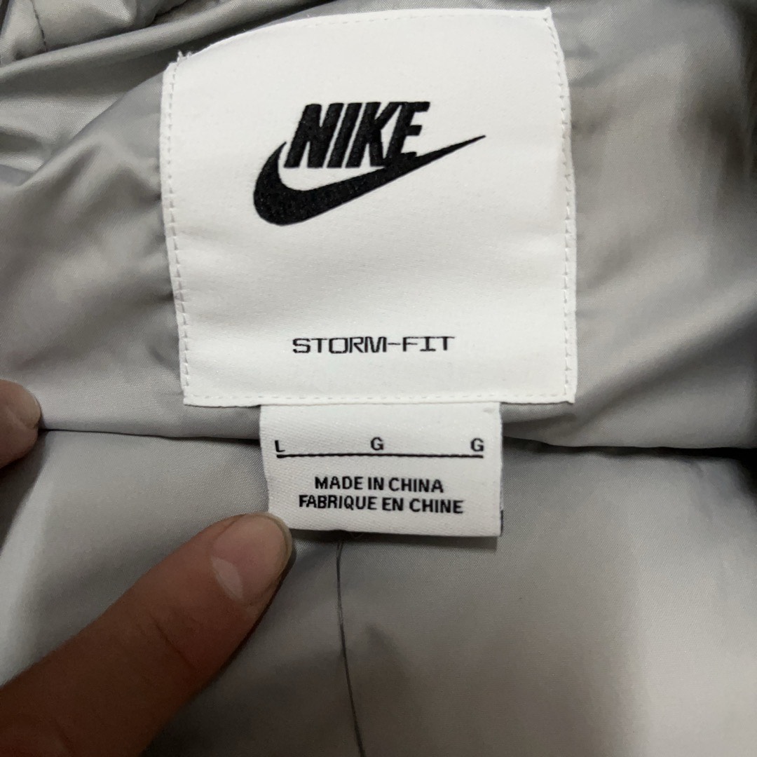 custom review-Nike Storm Fit Down Jacket Men's Gray