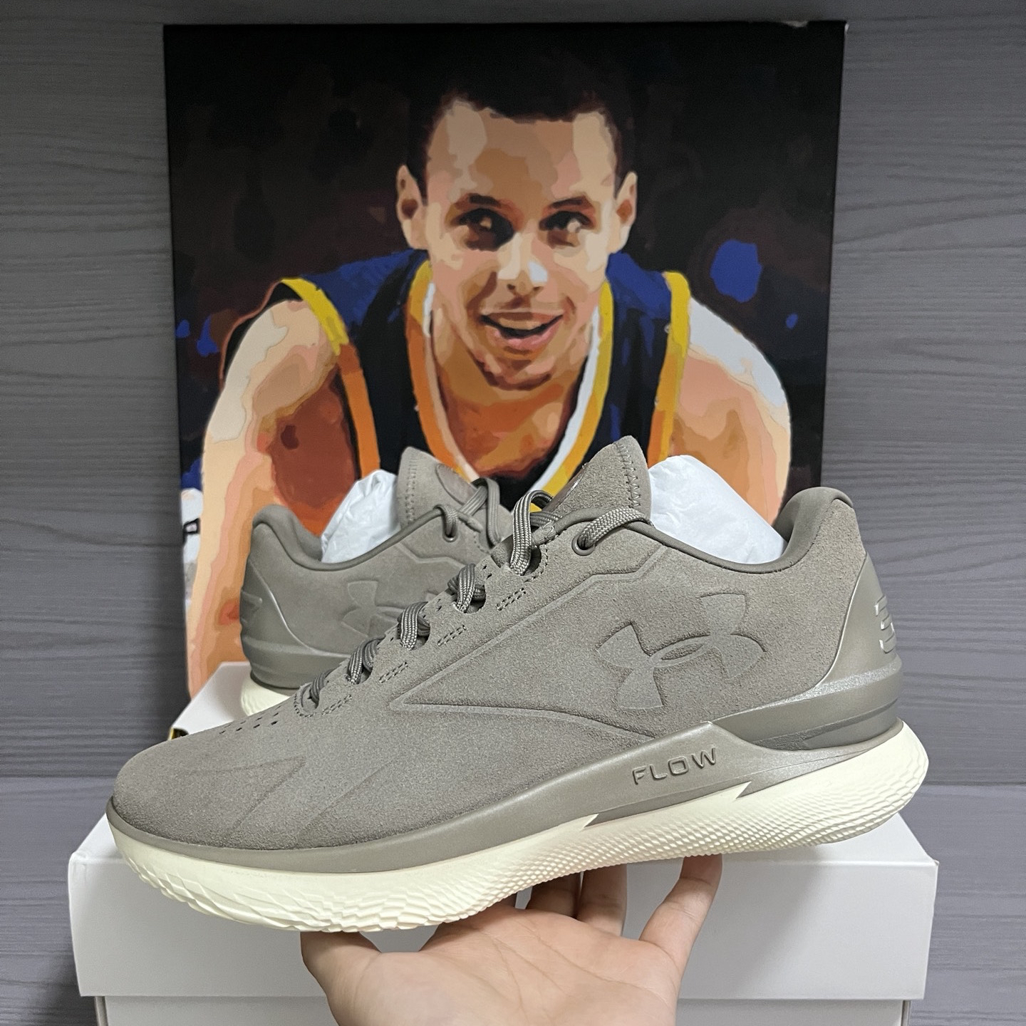 库里1 flotro 纯色麂皮