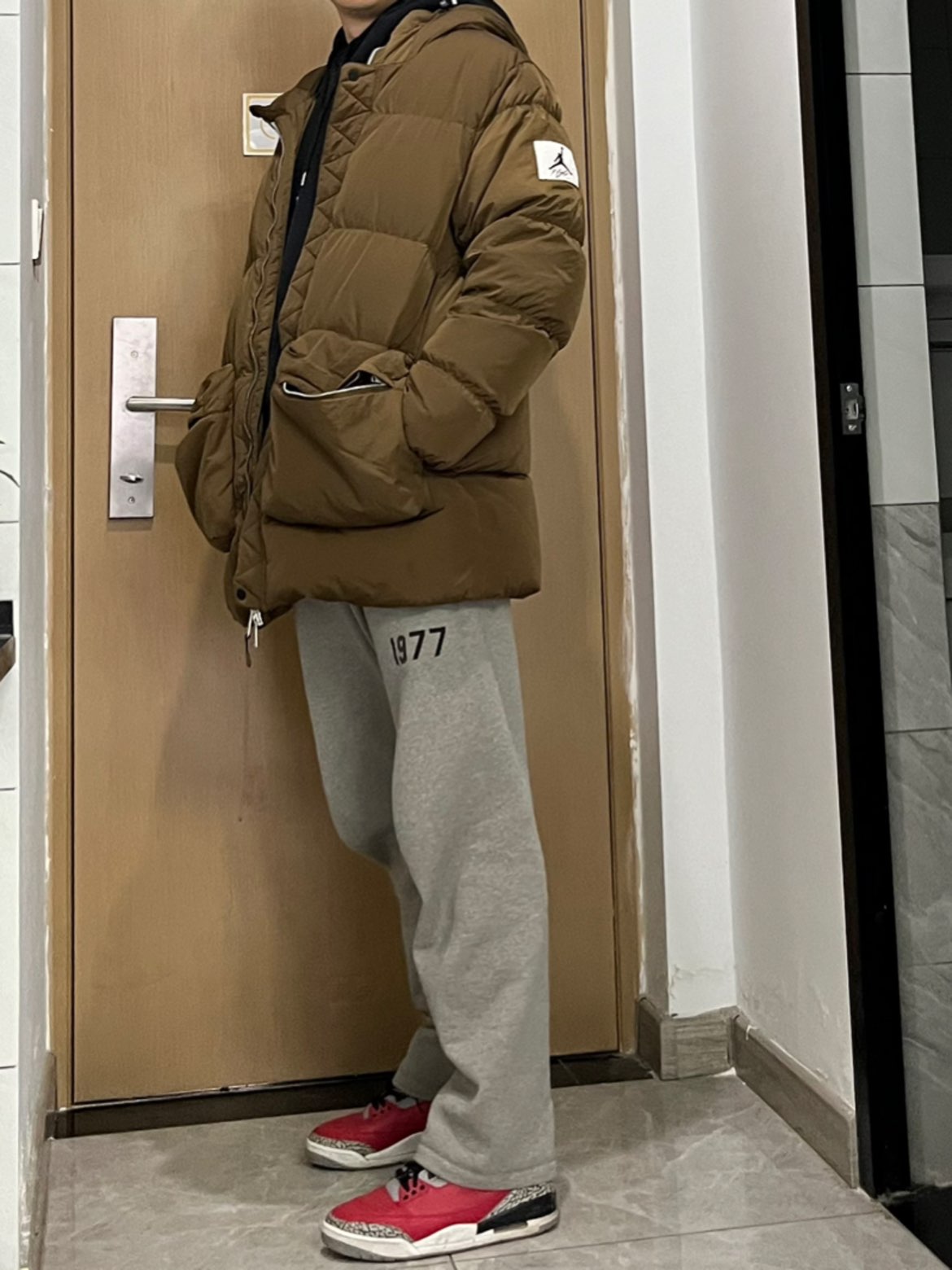 custom review-Jordan Air Пуховик Мужской Зеленый