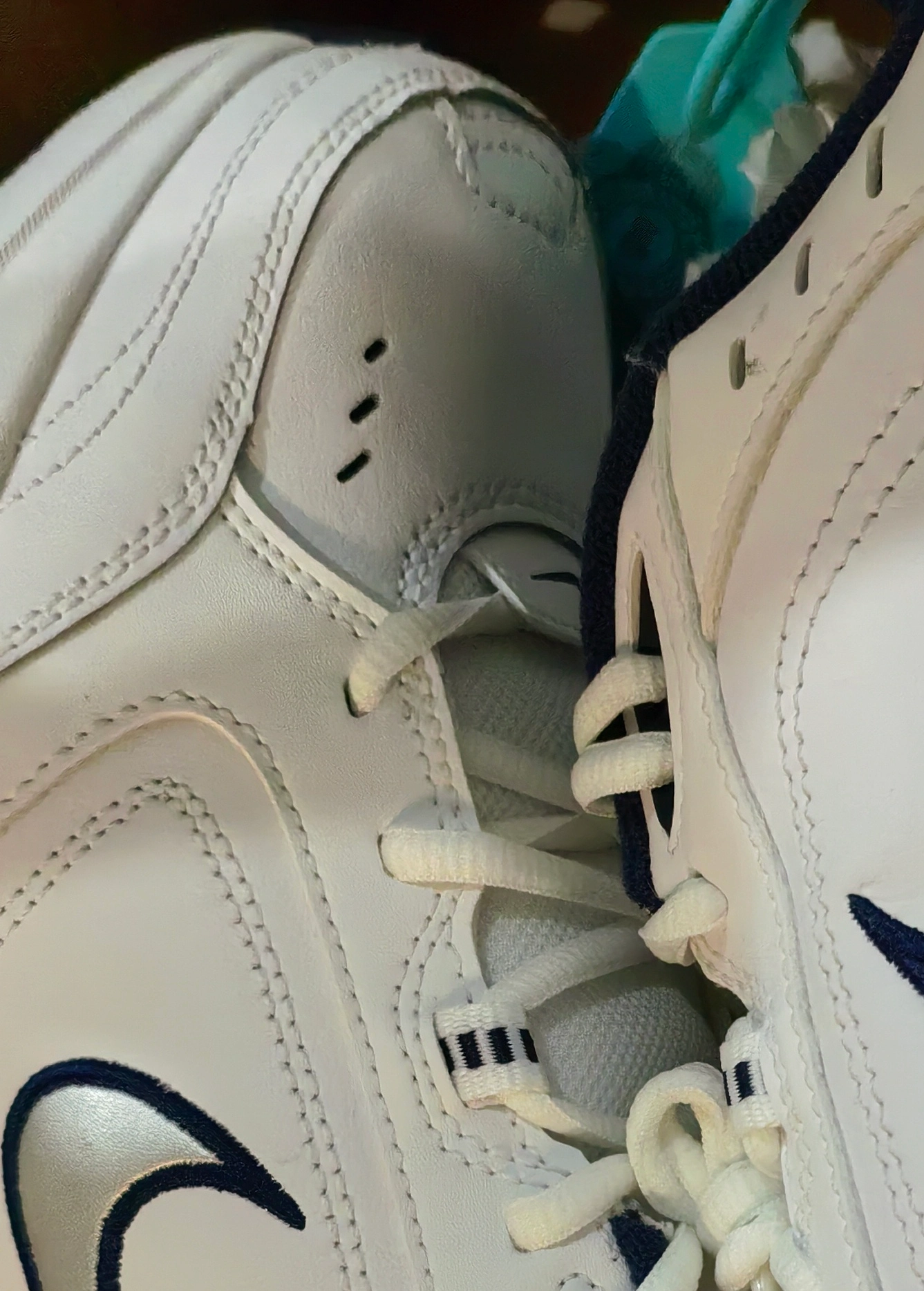 custom review-Nike Air Monarch Iv White Navy