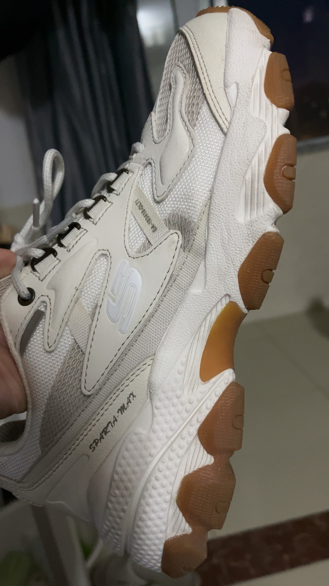 custom review-Skechers Sparta Ma Амортизация Устойчивый к истиранию Увеличение высоты Низкие кеды Мужские Айвори