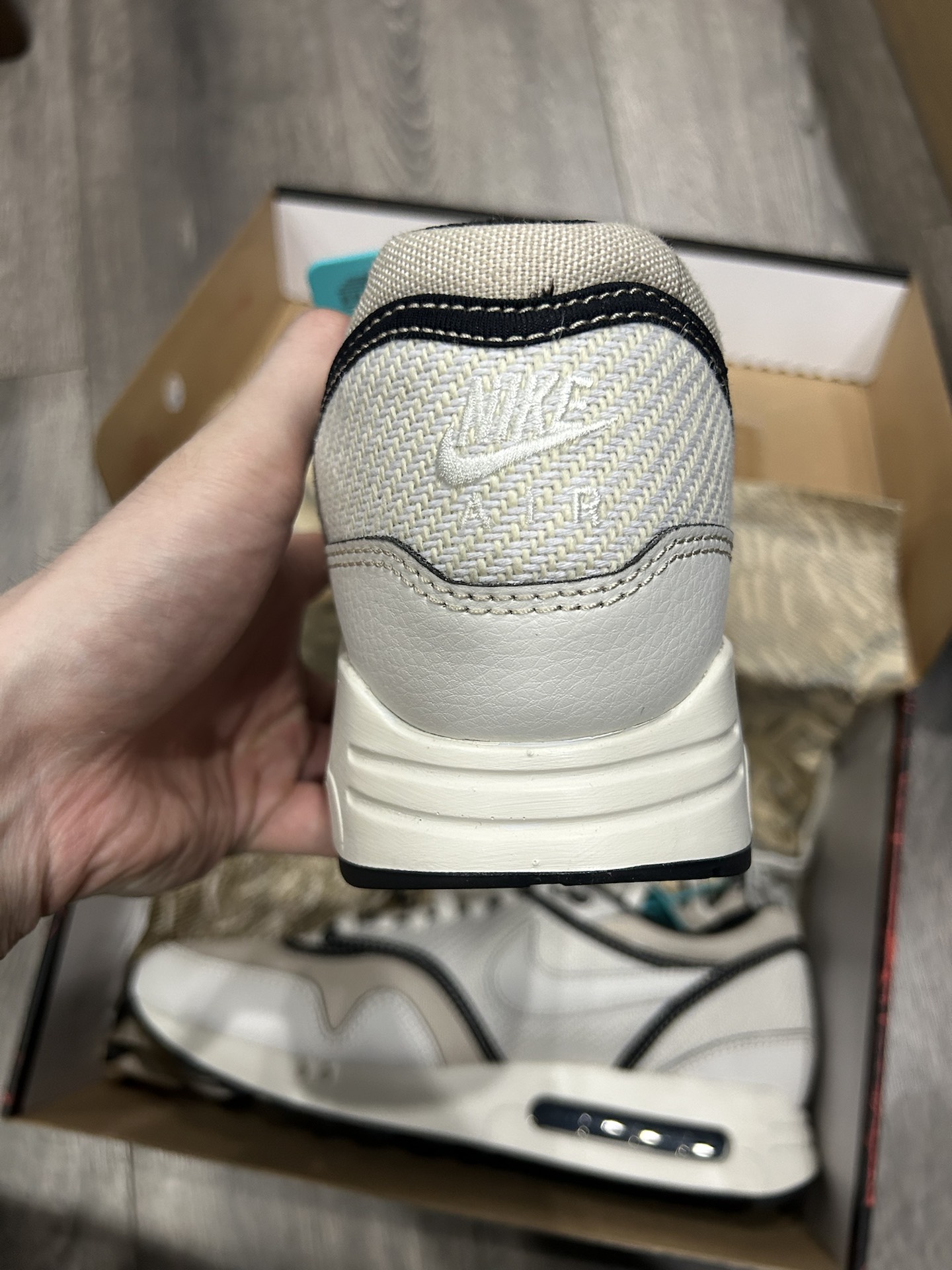 custom review-Nike Air Max 1 86 Low Топ Casual Унисекс Белый Черный