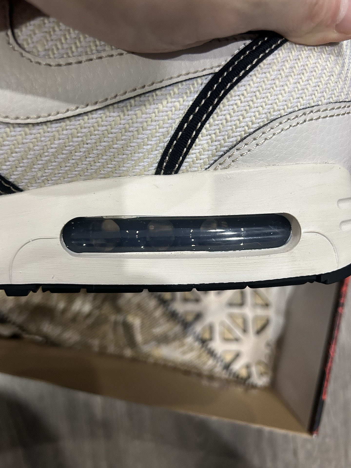 custom review-Nike Air Max 1 86 Low Топ Casual Унисекс Белый Черный