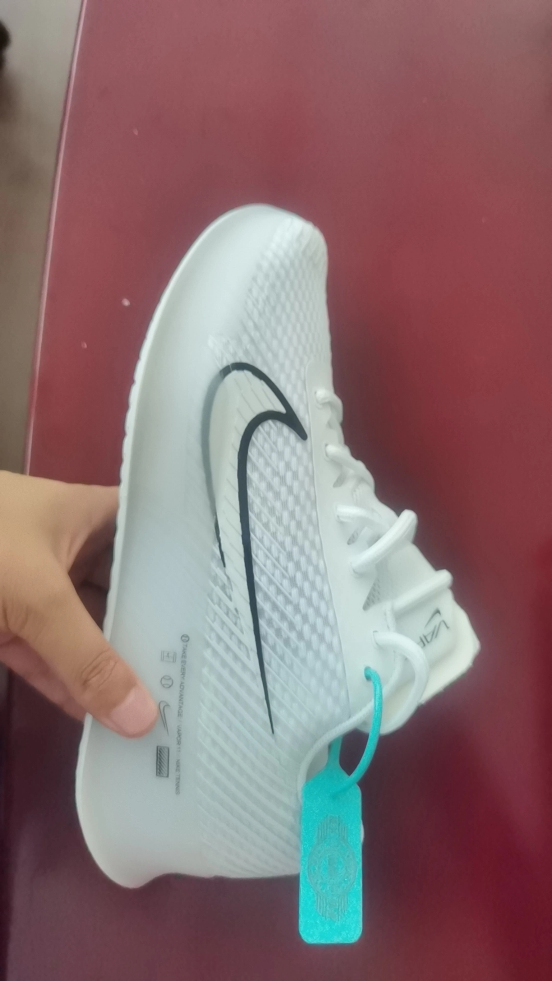 custom review-Nike Air Zoom Vapor 11 Дышащая Поддержка Низкий Топ Твердый Корт Теннисные Кроссовки Мужские Белые