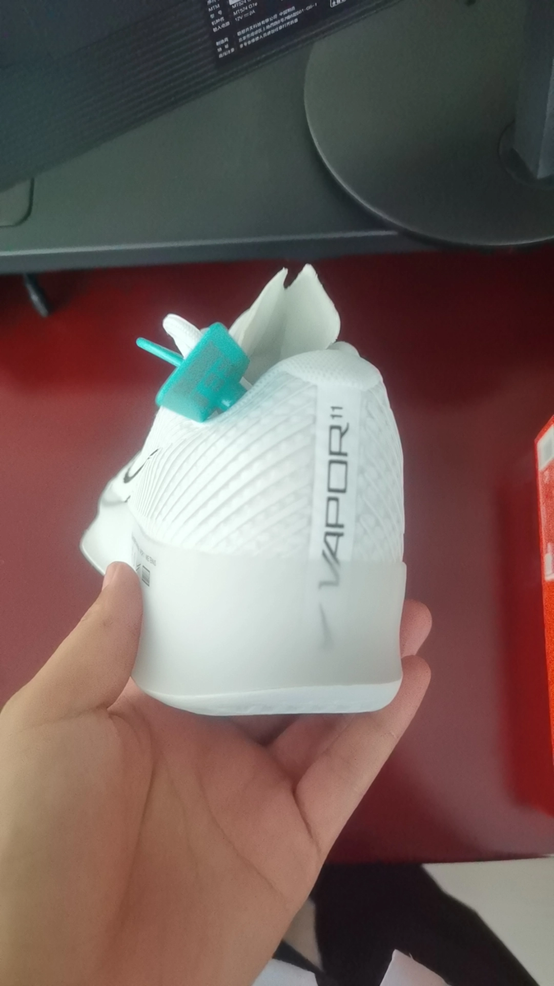 custom review-Nike Air Zoom Vapor 11 Дышащая Поддержка Низкий Топ Твердый Корт Теннисные Кроссовки Мужские Белые