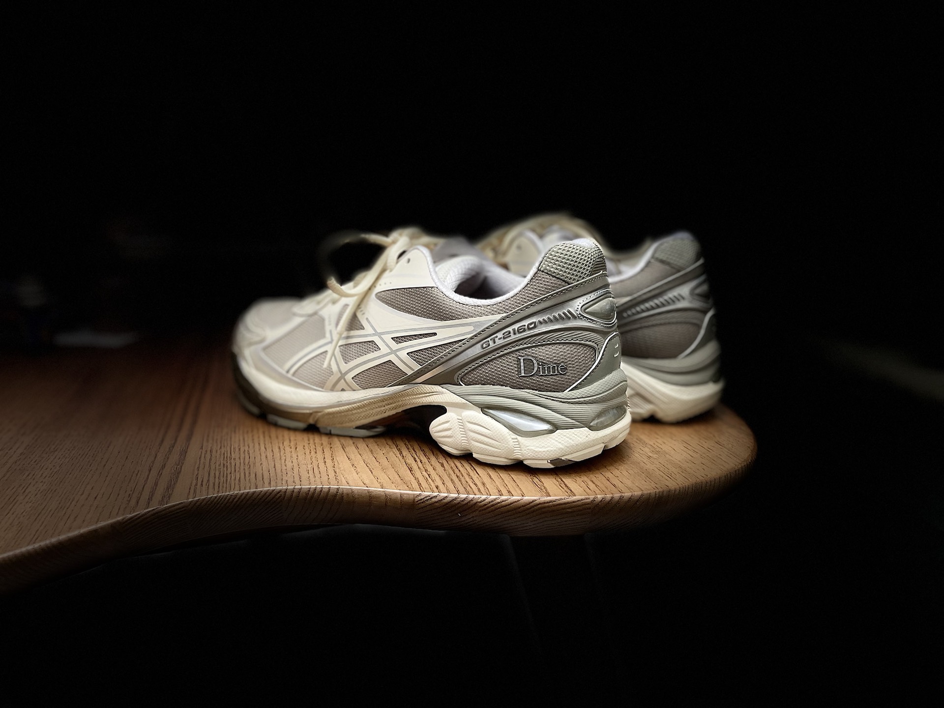 custom review-DIME x ASICS GT 2160 Удобная Низкая Обувь для Тренировок и Бега Мужская Серый Белый