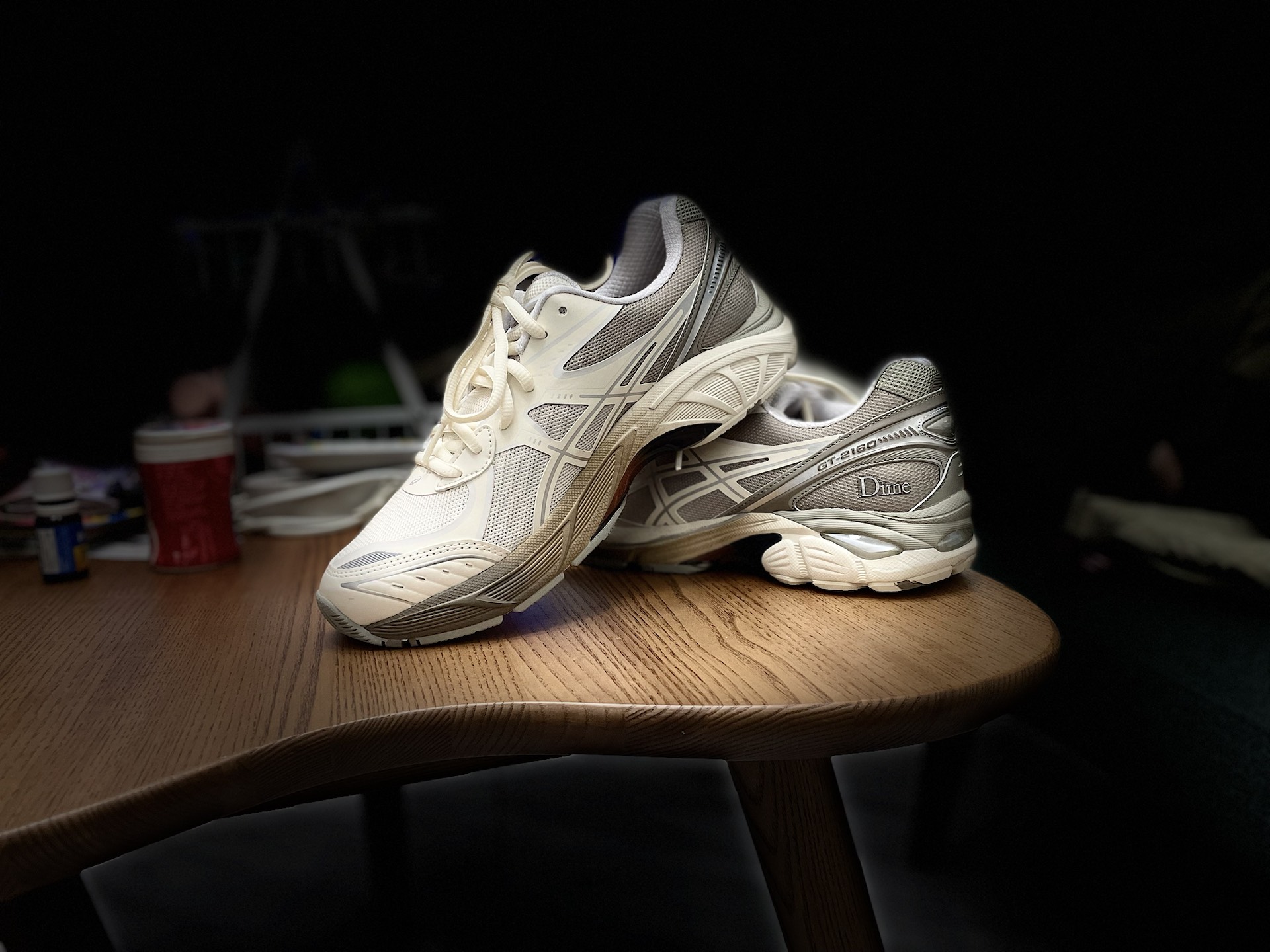 custom review-DIME x ASICS GT 2160 Удобная Низкая Обувь для Тренировок и Бега Мужская Серый Белый