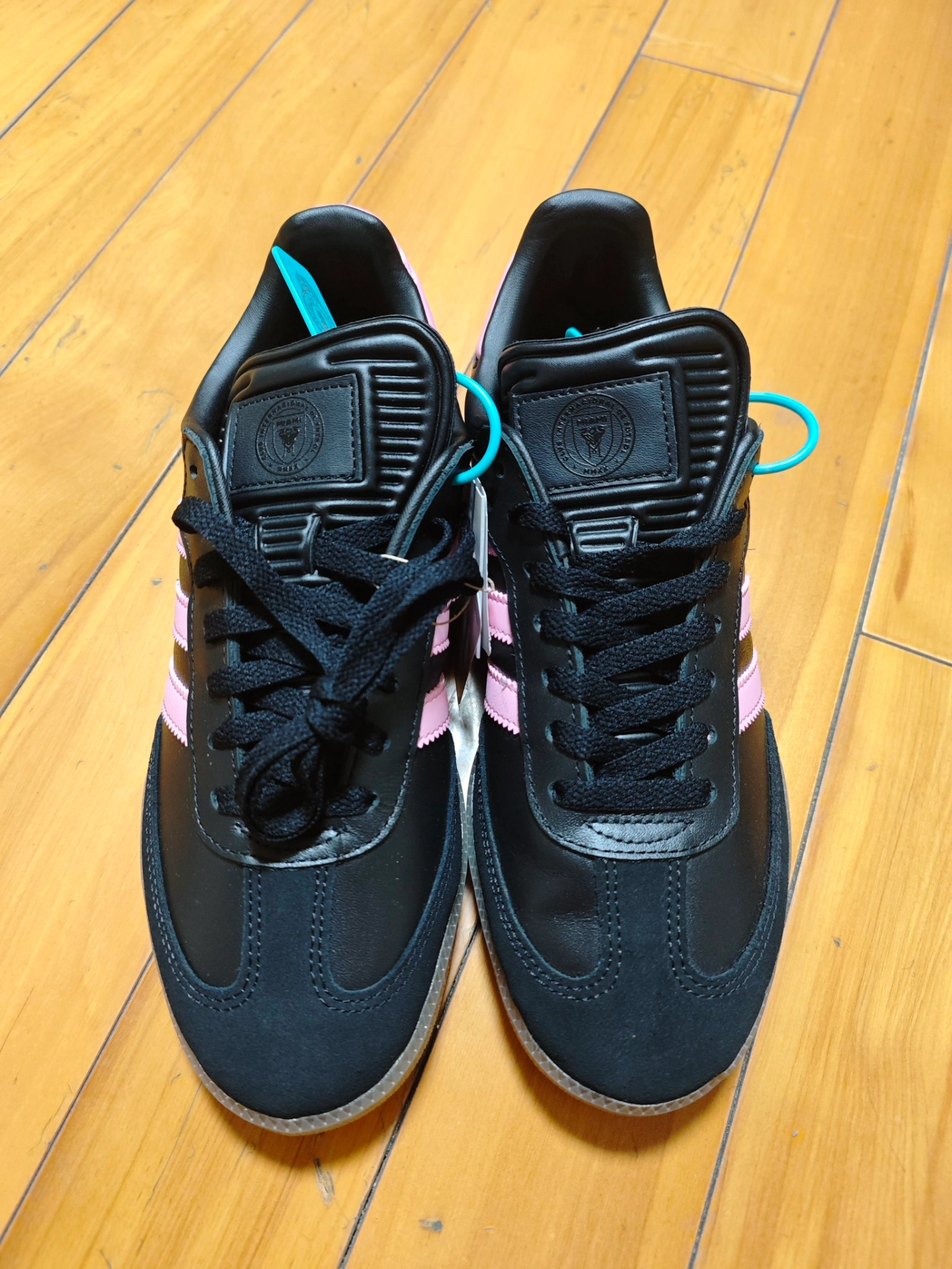 custom review-INTER MIAMI CF x Adidas Originals Samba Low Топ Скейтборд Кроссовки Мужские Черные