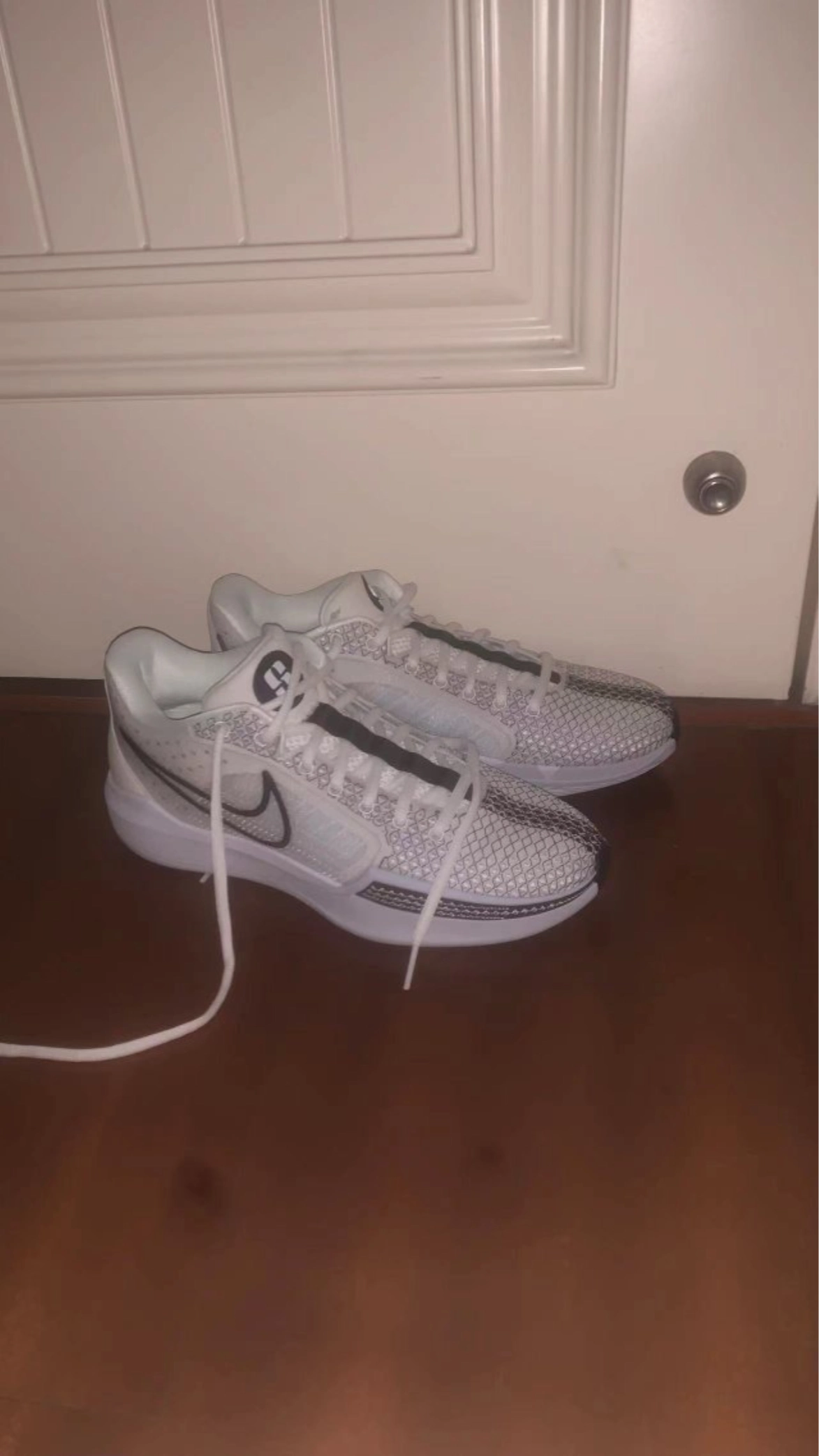 custom review-Nike Sabrina 1 Magnetic 'White Black Silver' Women's