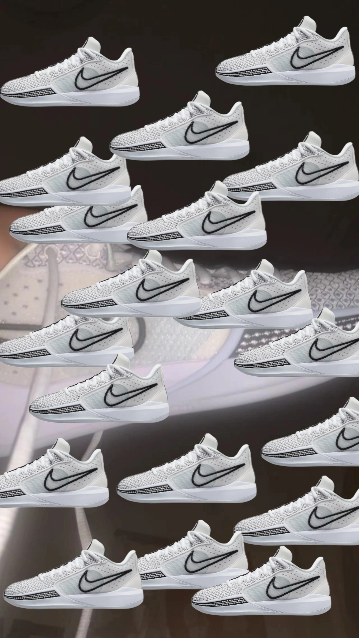 custom review-Nike Sabrina 1 Magnetic 'White Black Silver' Women's