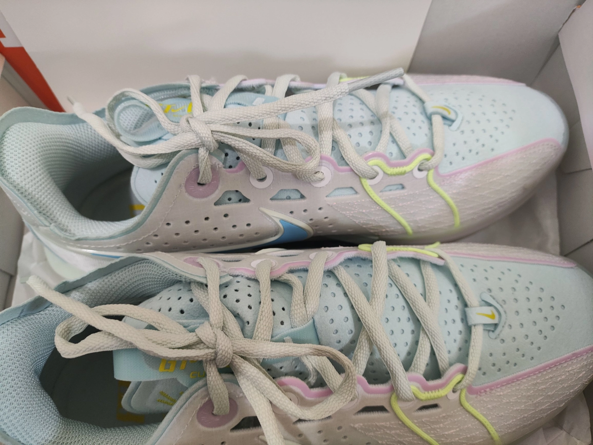 custom review-Nike G.T. Cut 3 EP 'White Aquarius Blue Pink' Women's
