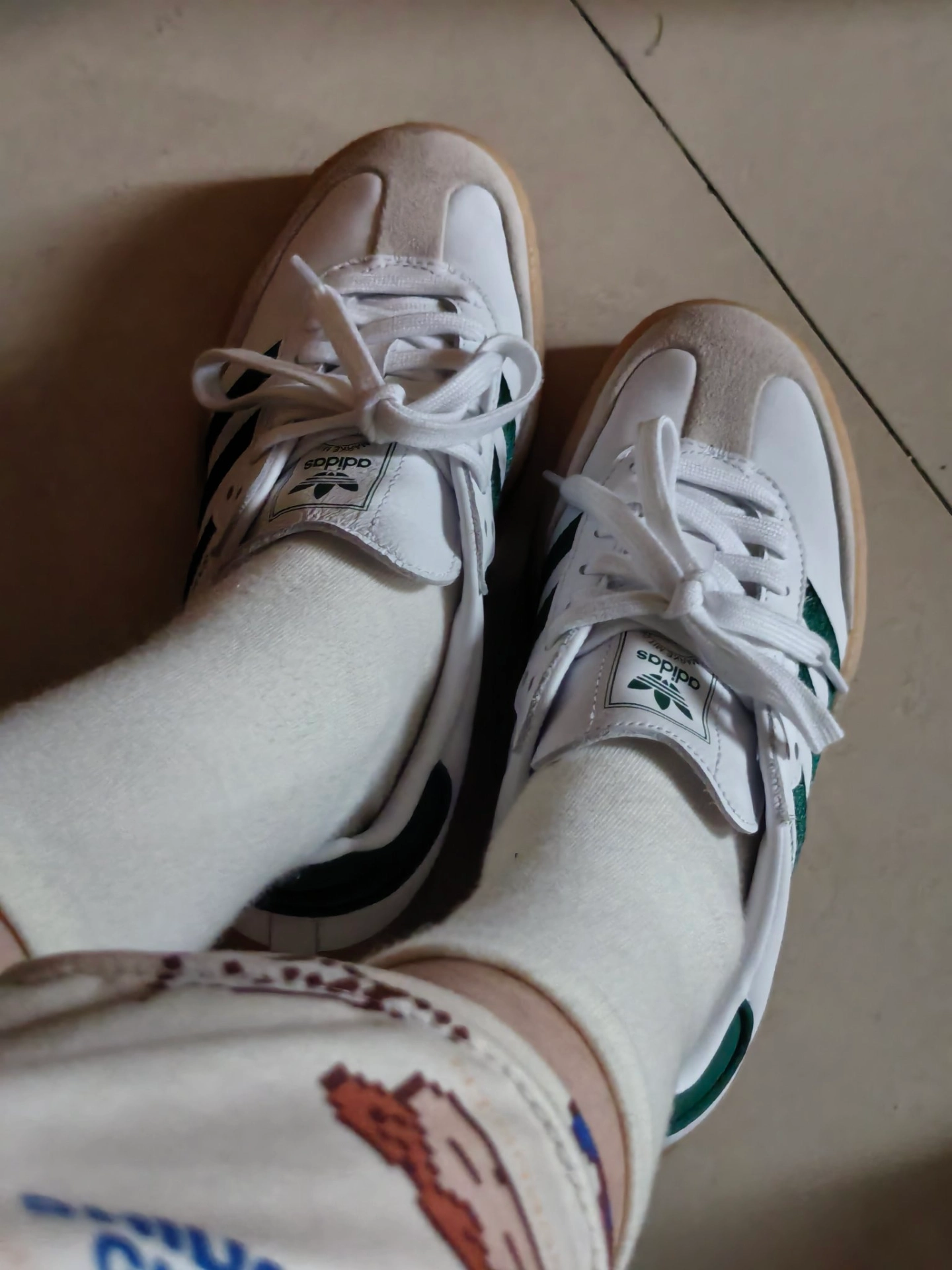 custom review-Adidas Originals SAMBAE W Low Топ Скейтборд Кроссовки Женские Белый Зеленый