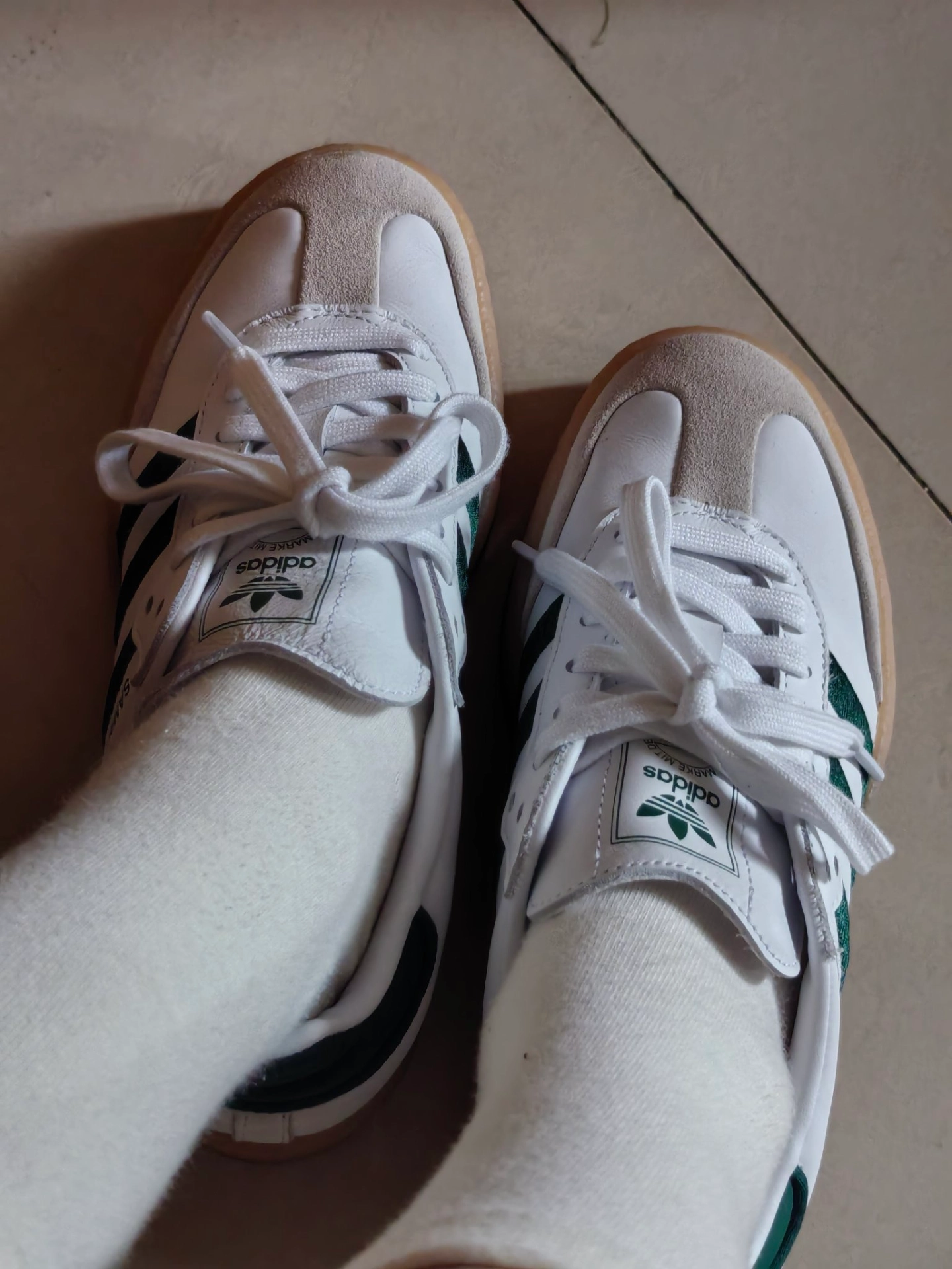 custom review-Adidas Originals SAMBAE W Low Топ Скейтборд Кроссовки Женские Белый Зеленый