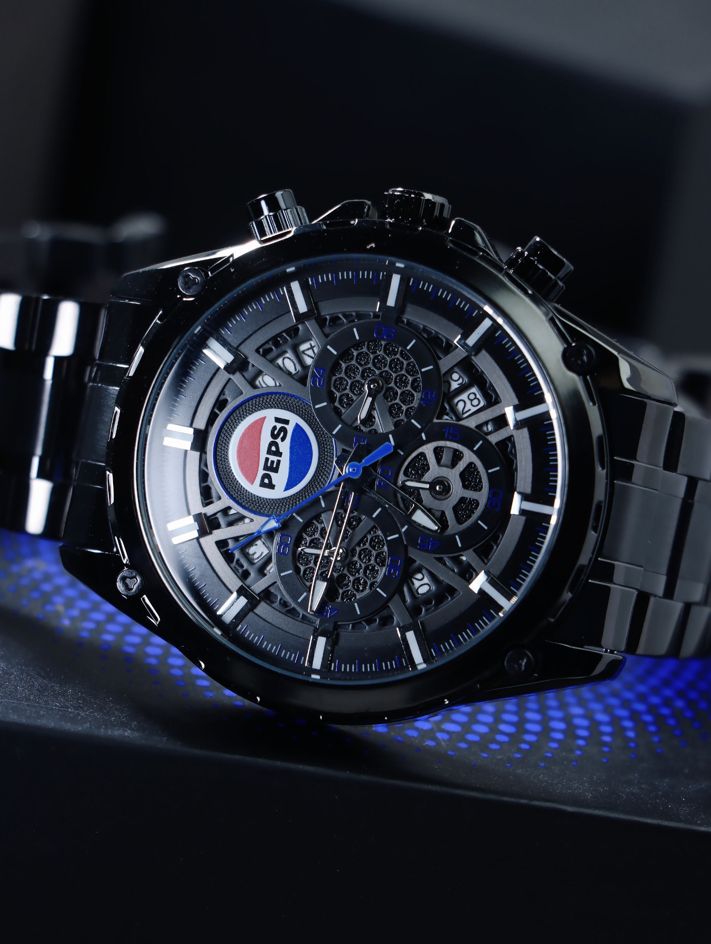 男士潮酷金属感手表⌚️