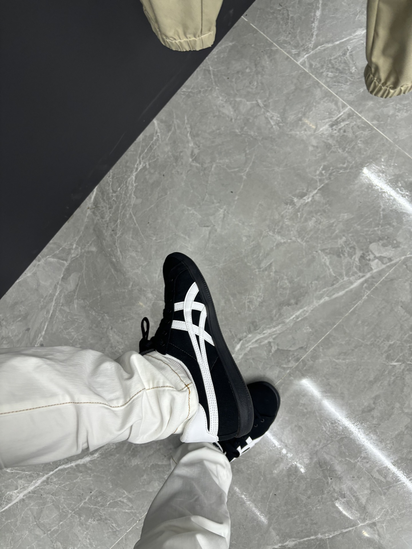 custom review-Onitsuka Tiger DD Trainer Покрытие Slip-Resistant Низкий Топ Скейтборд Кроссовки Унисекс Черный