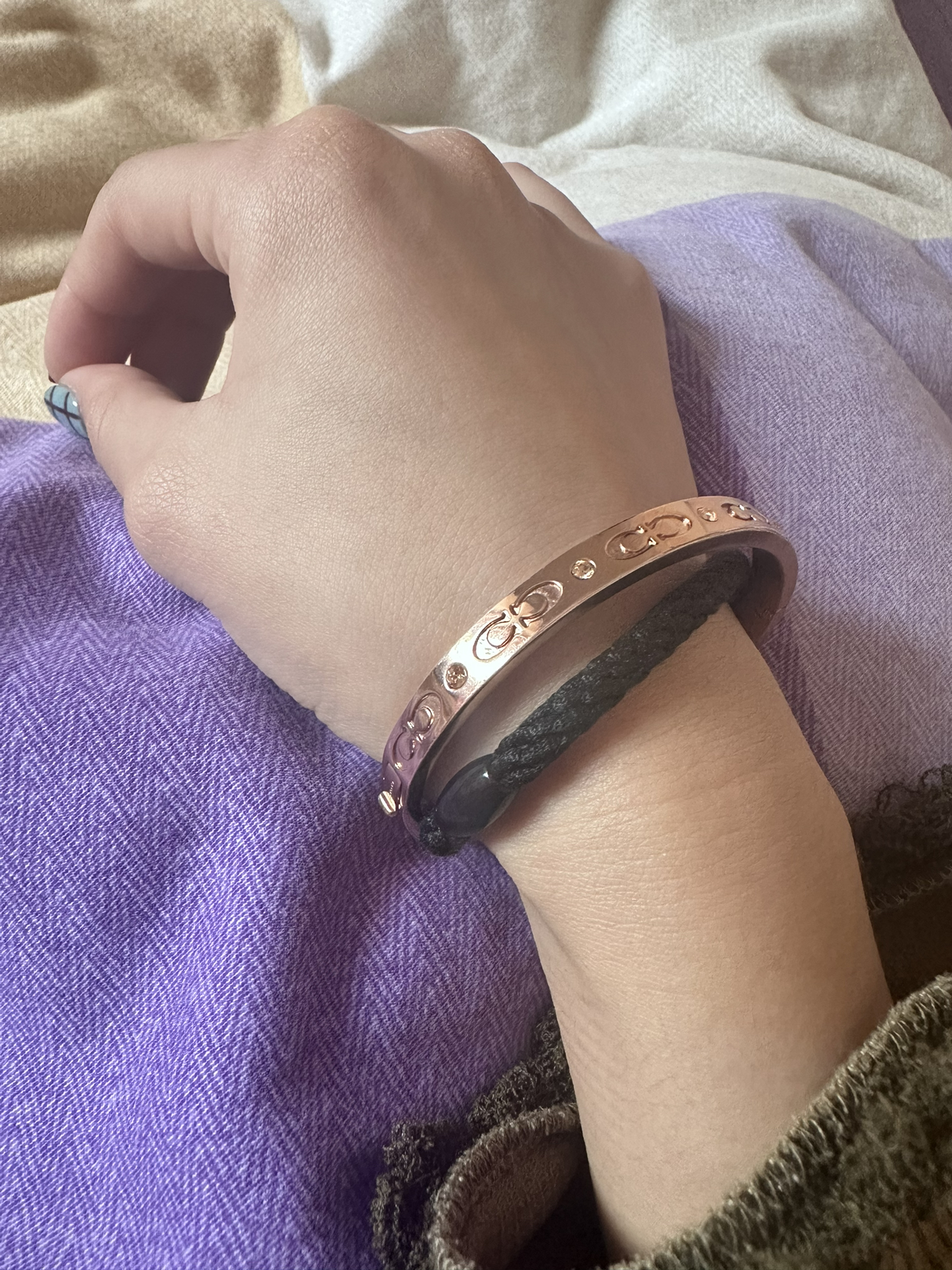 玫瑰金手镯,卡地亚平替