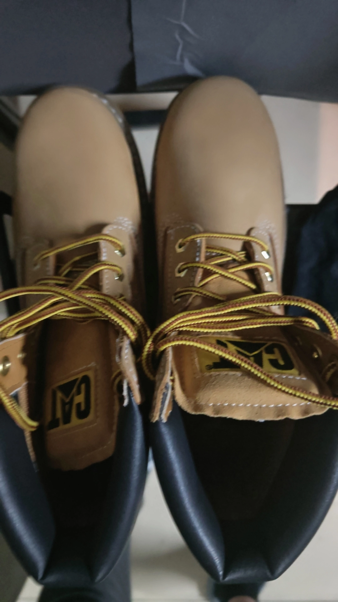 custom review-CAT Colorado Термический Водонепроницаемый Устойчивый к истиранию Короткий На открытом воздухе Рабочая обувь Мужская