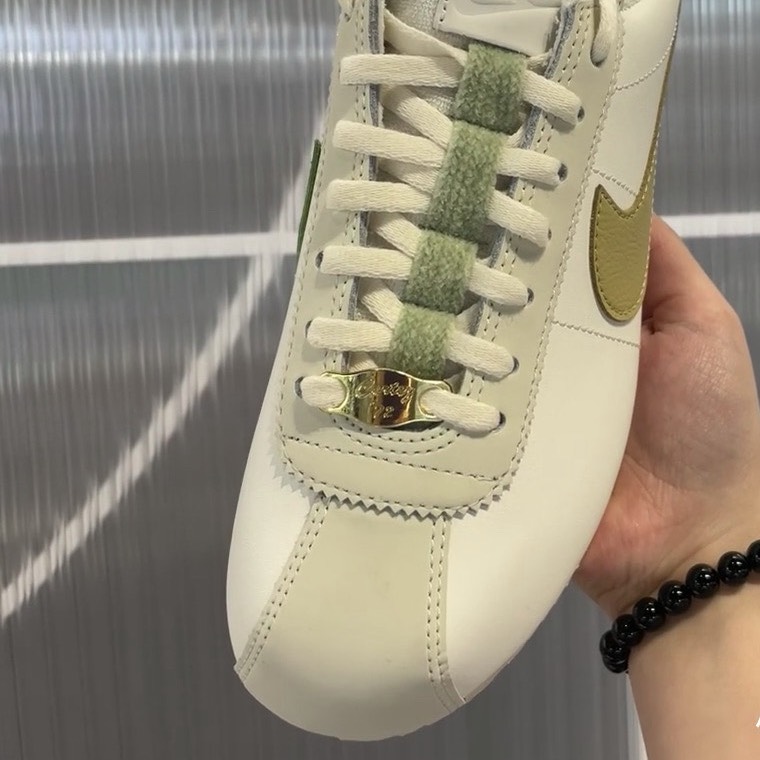 custom review-Nike Low Топ Повседневный Городской Коммутирование Беговые кроссовки Женские Бежевый