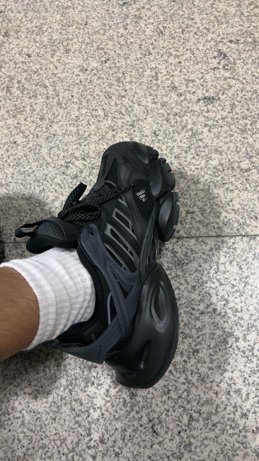custom review-Adidas Xlg Runner Deluxe 'Black Grey'