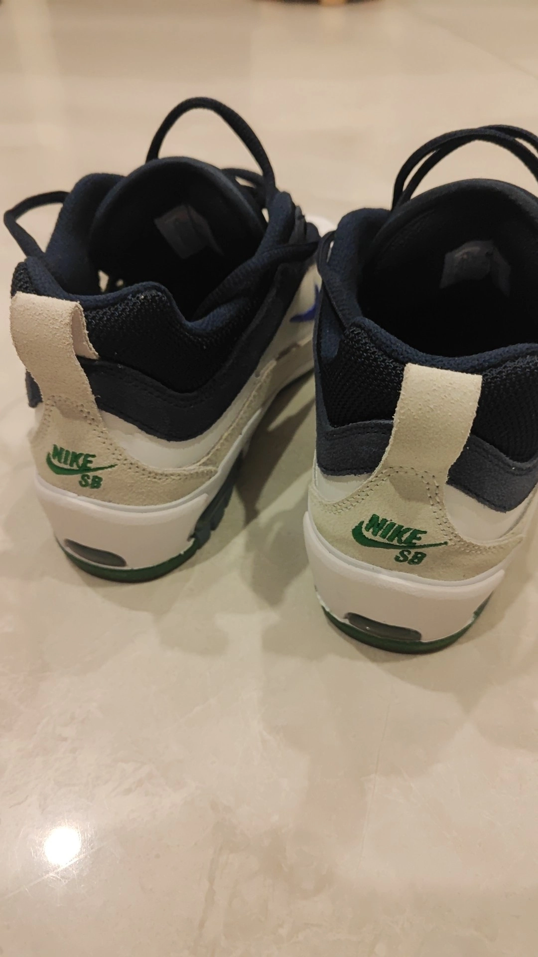 custom review-Nike SB Ishod 2 Low Топ Скейтборд Кроссовки Унисекс Белый Зеленый