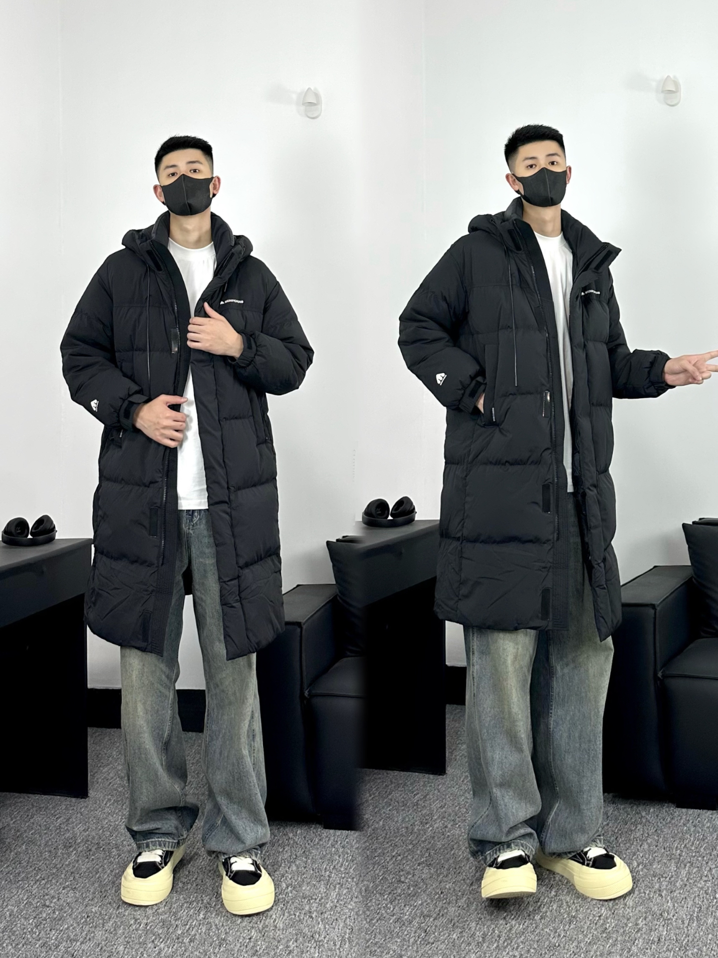 ootd | 190/160 体育生冬季必备长款羽绒服