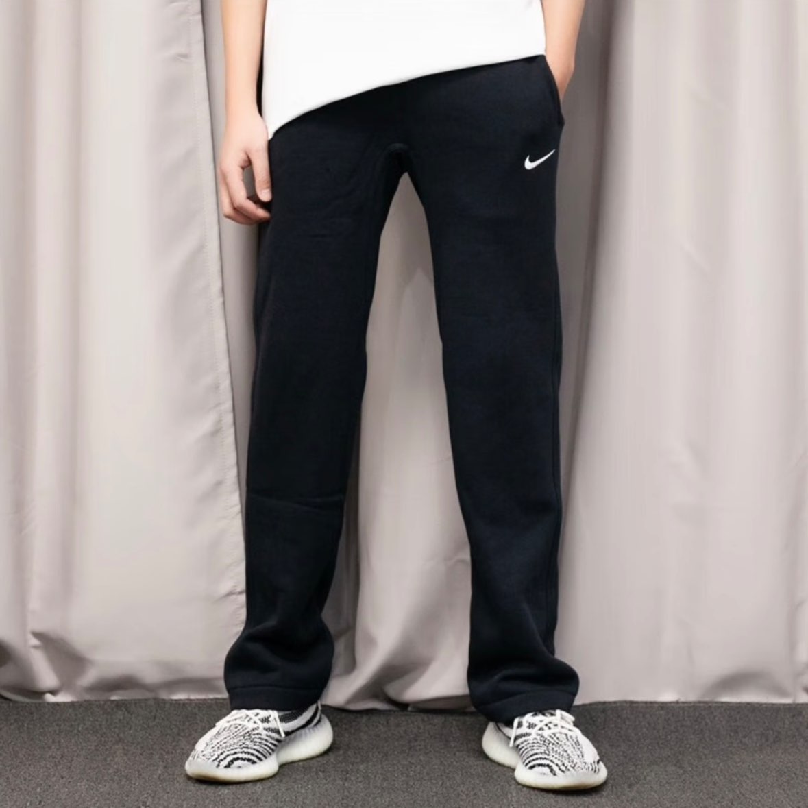 custom review-Nike Вязаные тренировочные штаны мужские черные