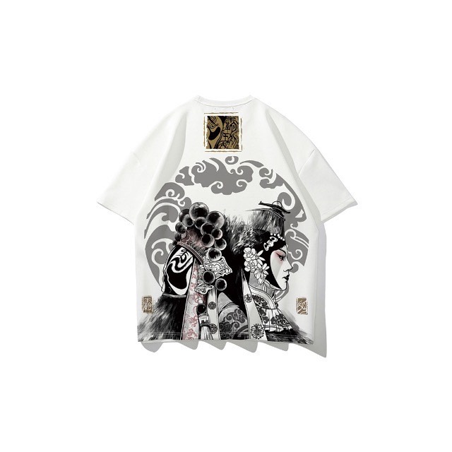 木村三社的国潮t恤,设计非常的巧妙,图案十分精美,想要国潮t恤的可以