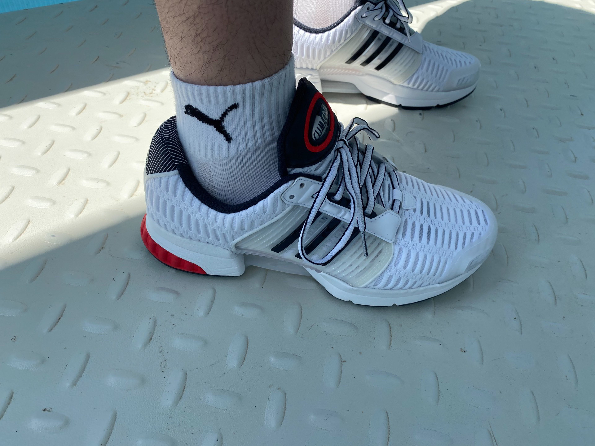 custom review-Adidas Originals Climacool Устойчивый к истиранию Низкий Топ Резина Повседневная Городская Коммутация Беговые кроссовки Унисекс Белый Черный Красный