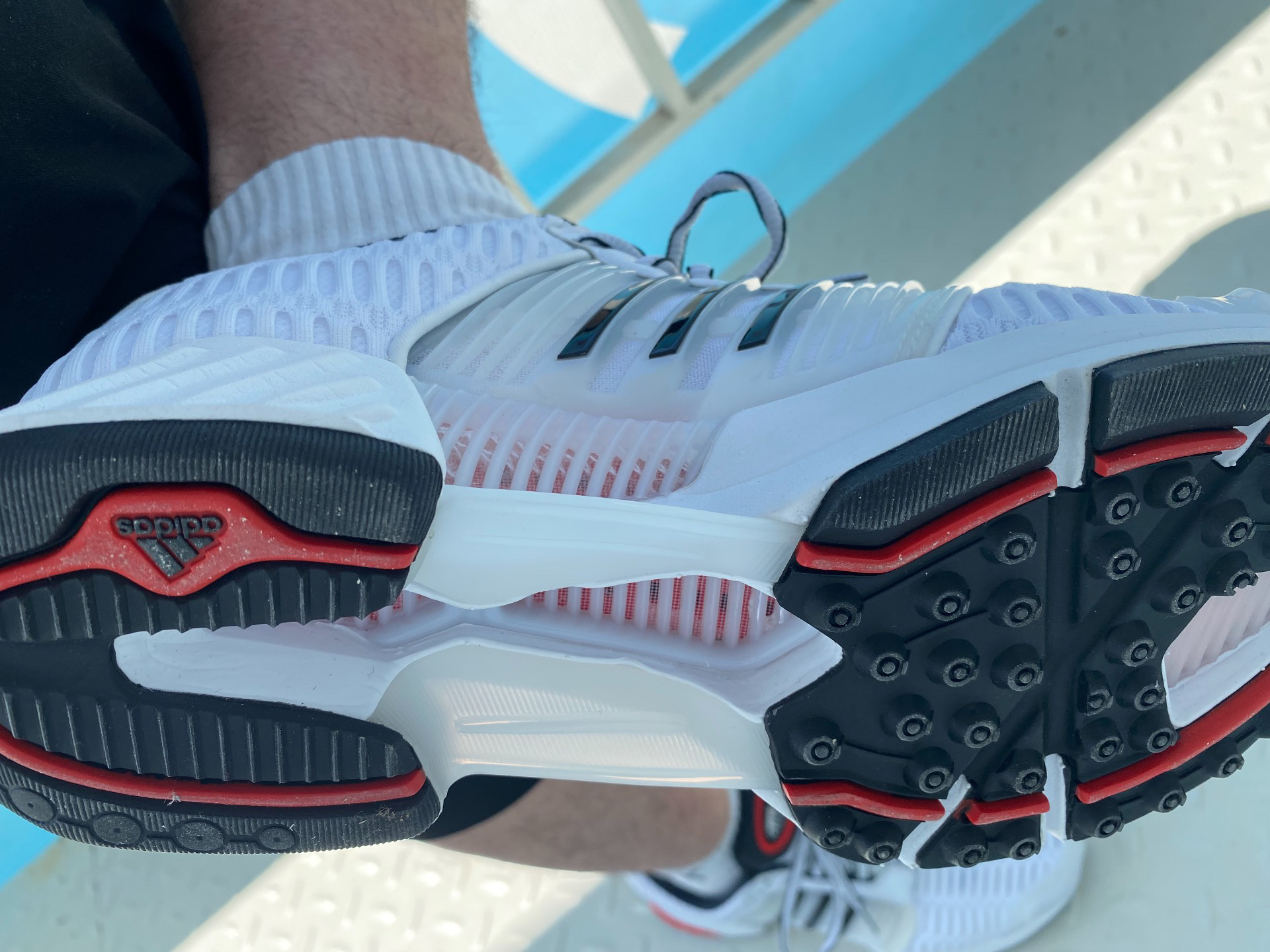 custom review-Adidas Originals Climacool Устойчивый к истиранию Низкий Топ Резина Повседневная Городская Коммутация Беговые кроссовки Унисекс Белый Черный Красный